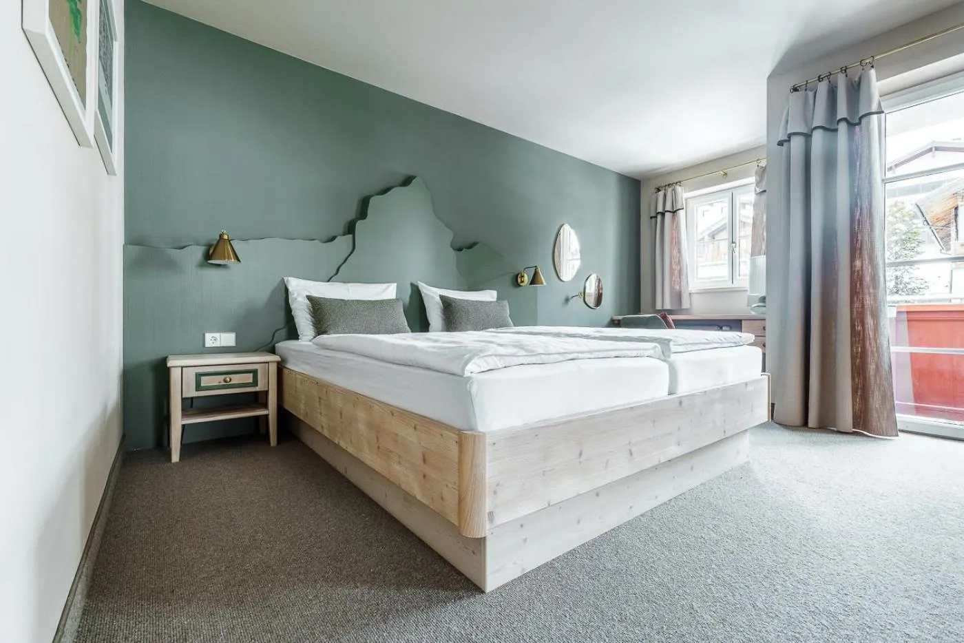 Photo of the whole room, Bed in Apparthotel Sankt Georg