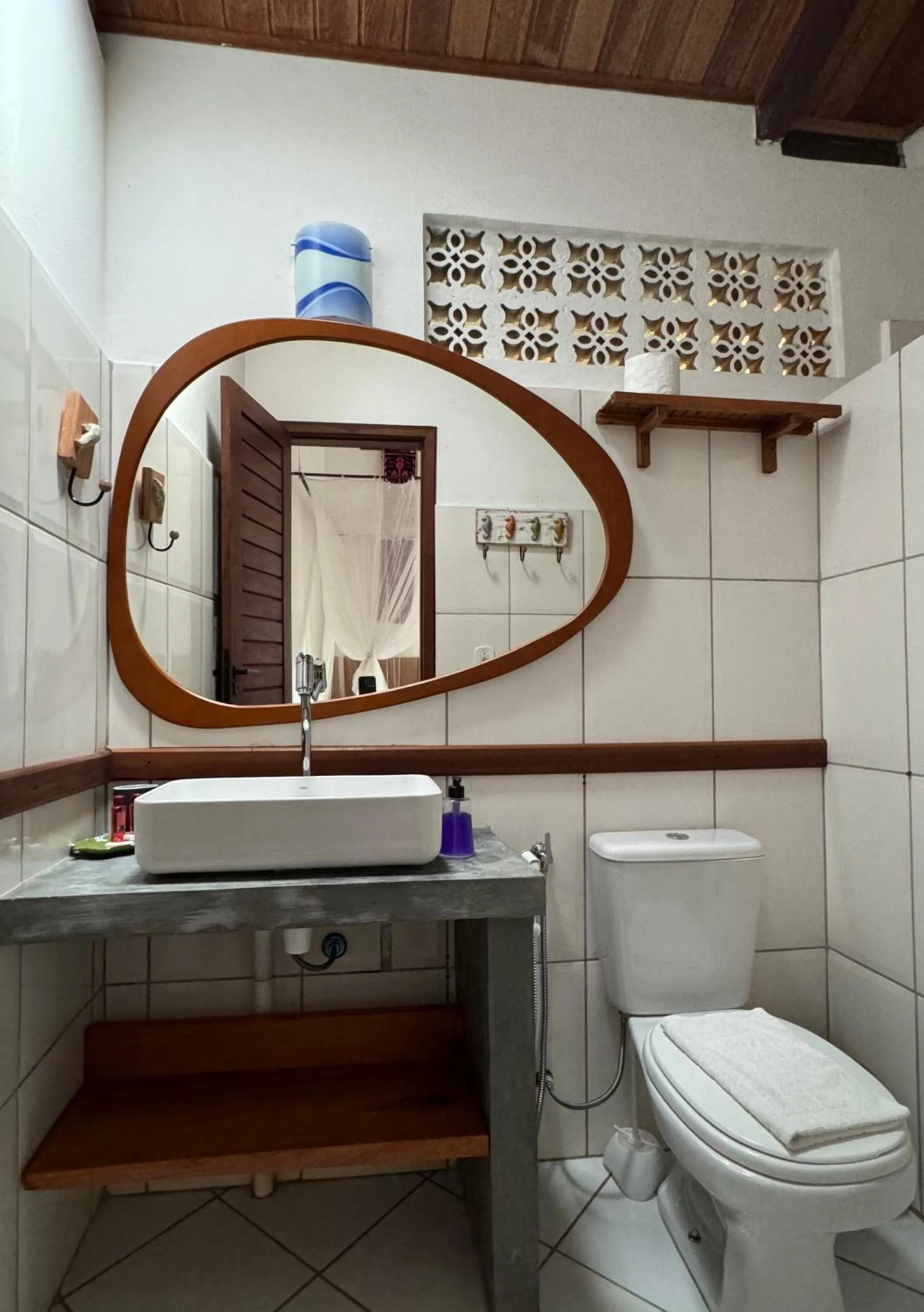 Bathroom in Pousada Horizonte Azul