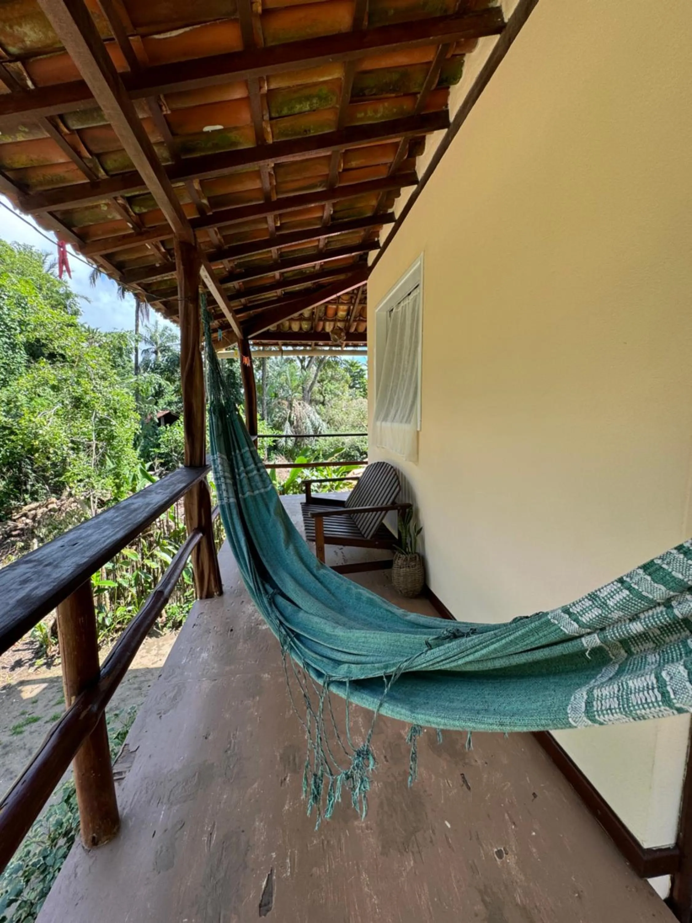 Balcony/Terrace in Pousada Horizonte Azul