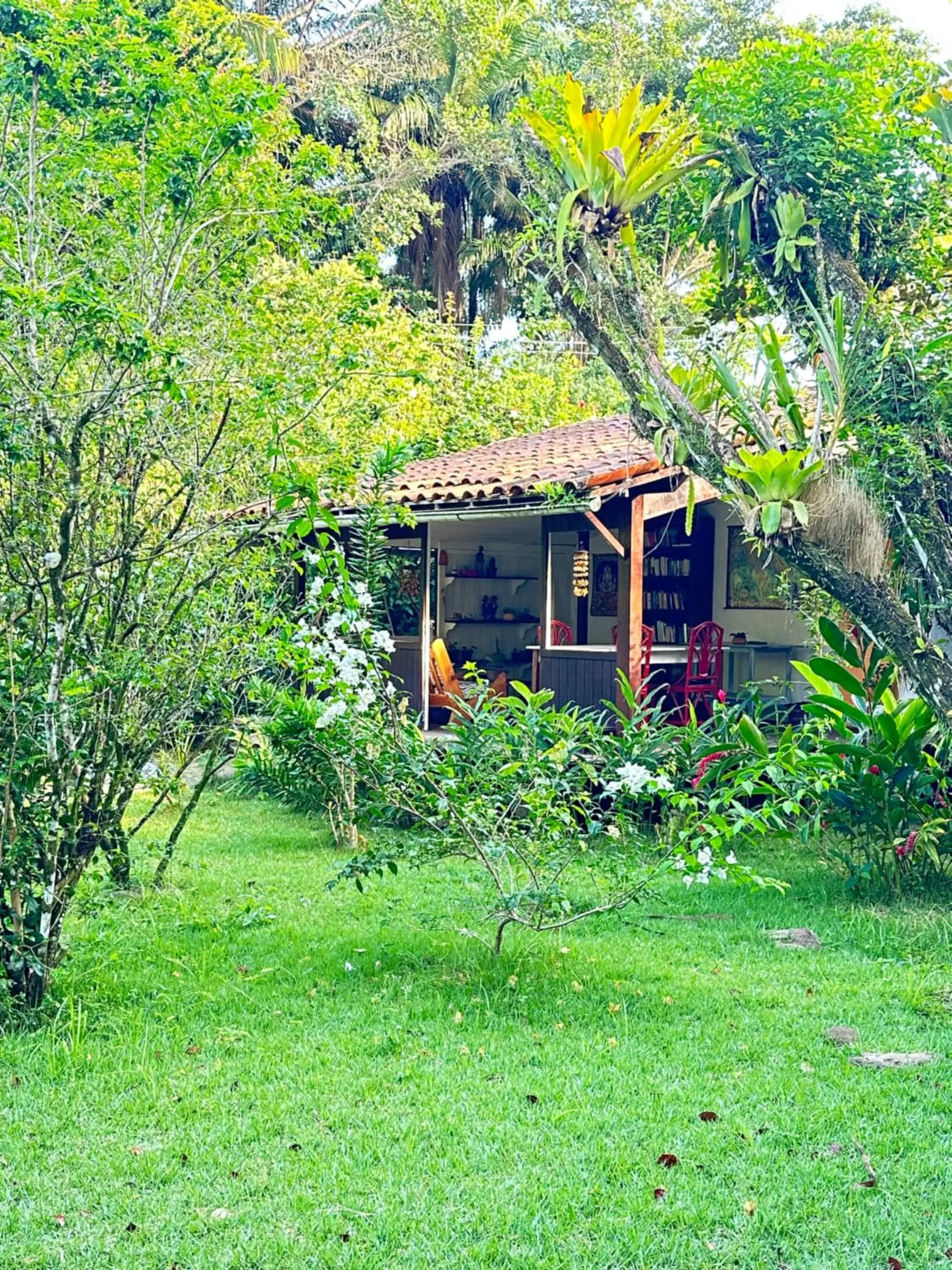 Garden in Pousada Horizonte Azul