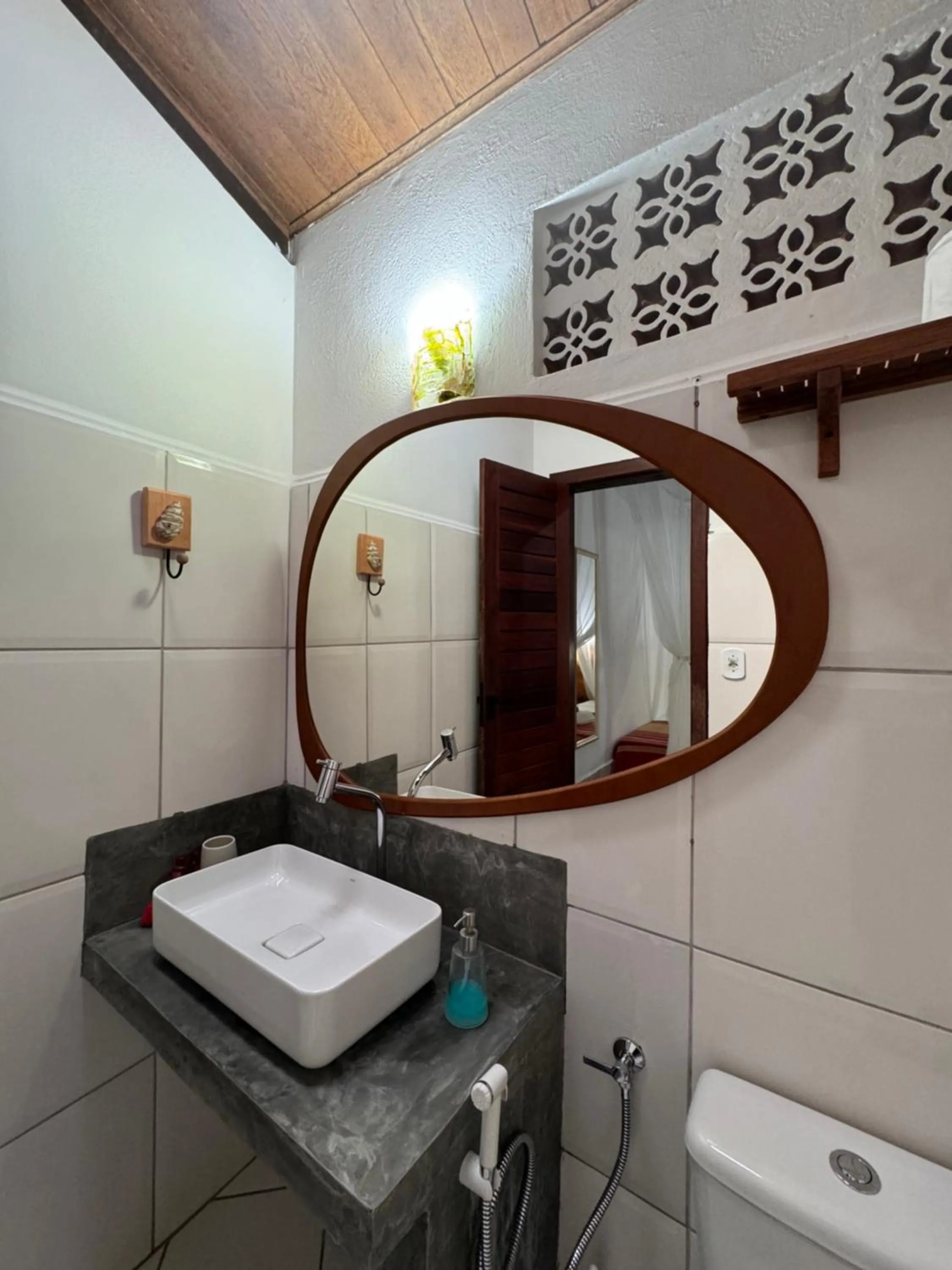 Bathroom in Pousada Horizonte Azul
