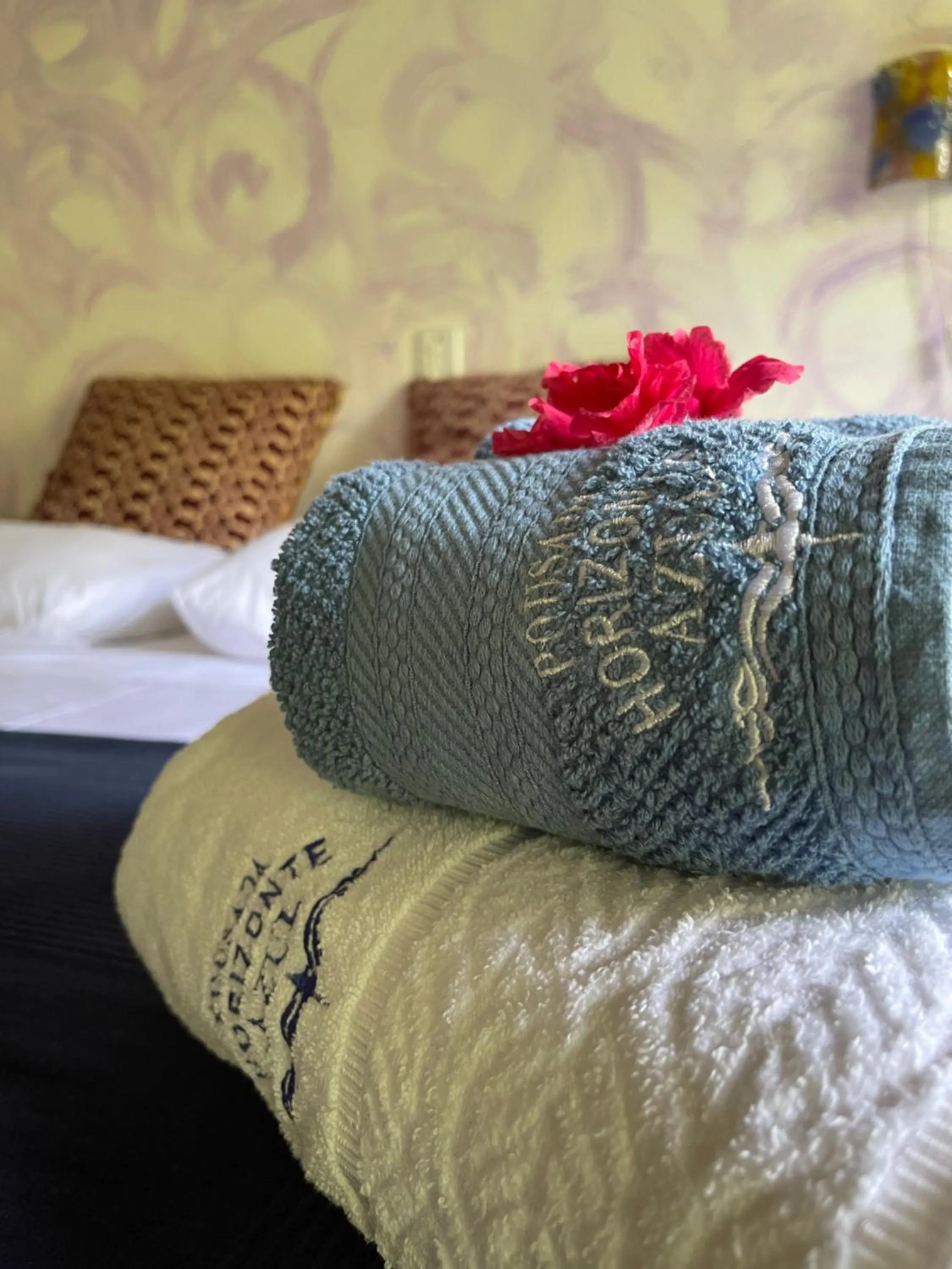 Bed in Pousada Horizonte Azul