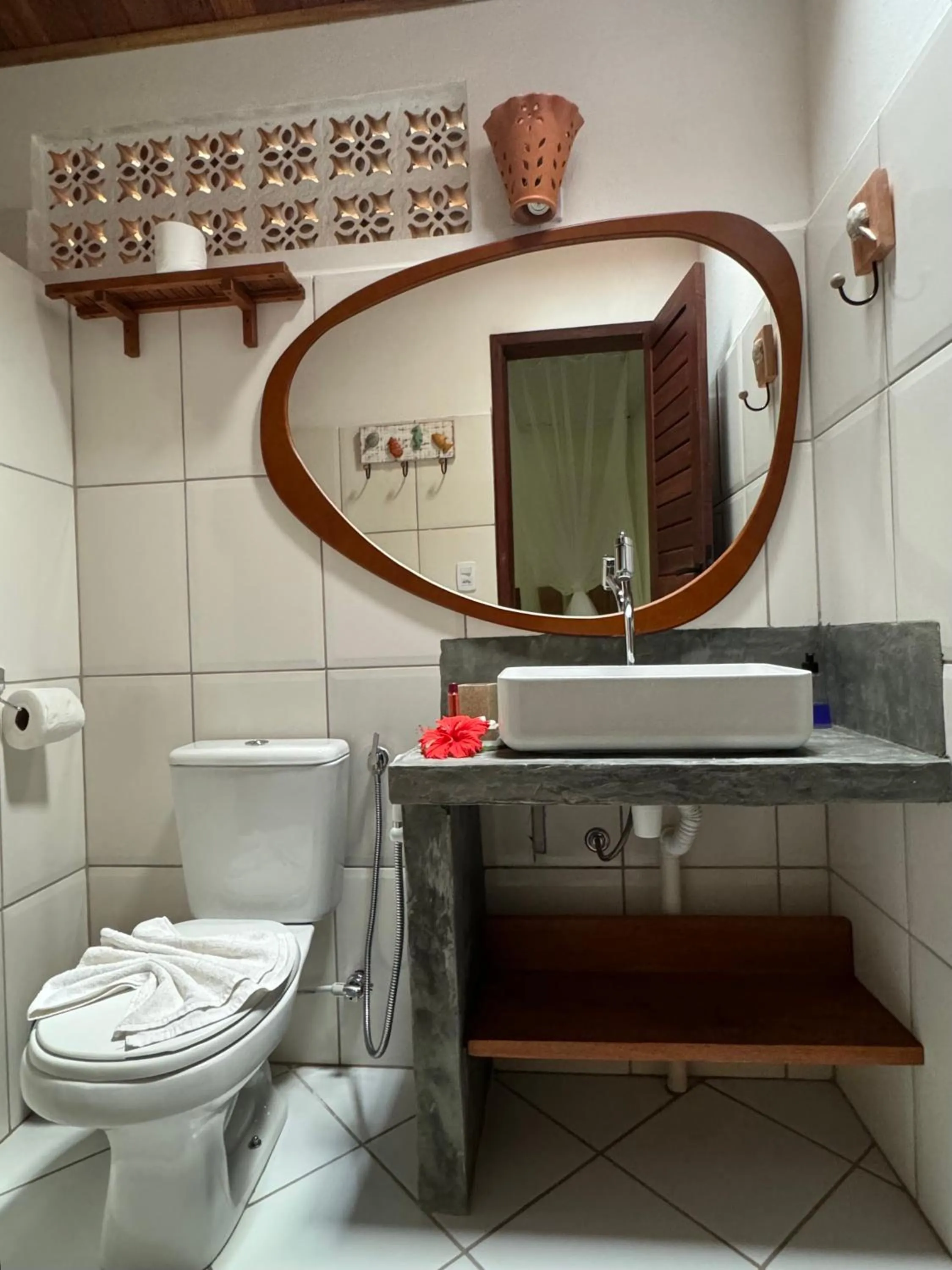 Bathroom in Pousada Horizonte Azul