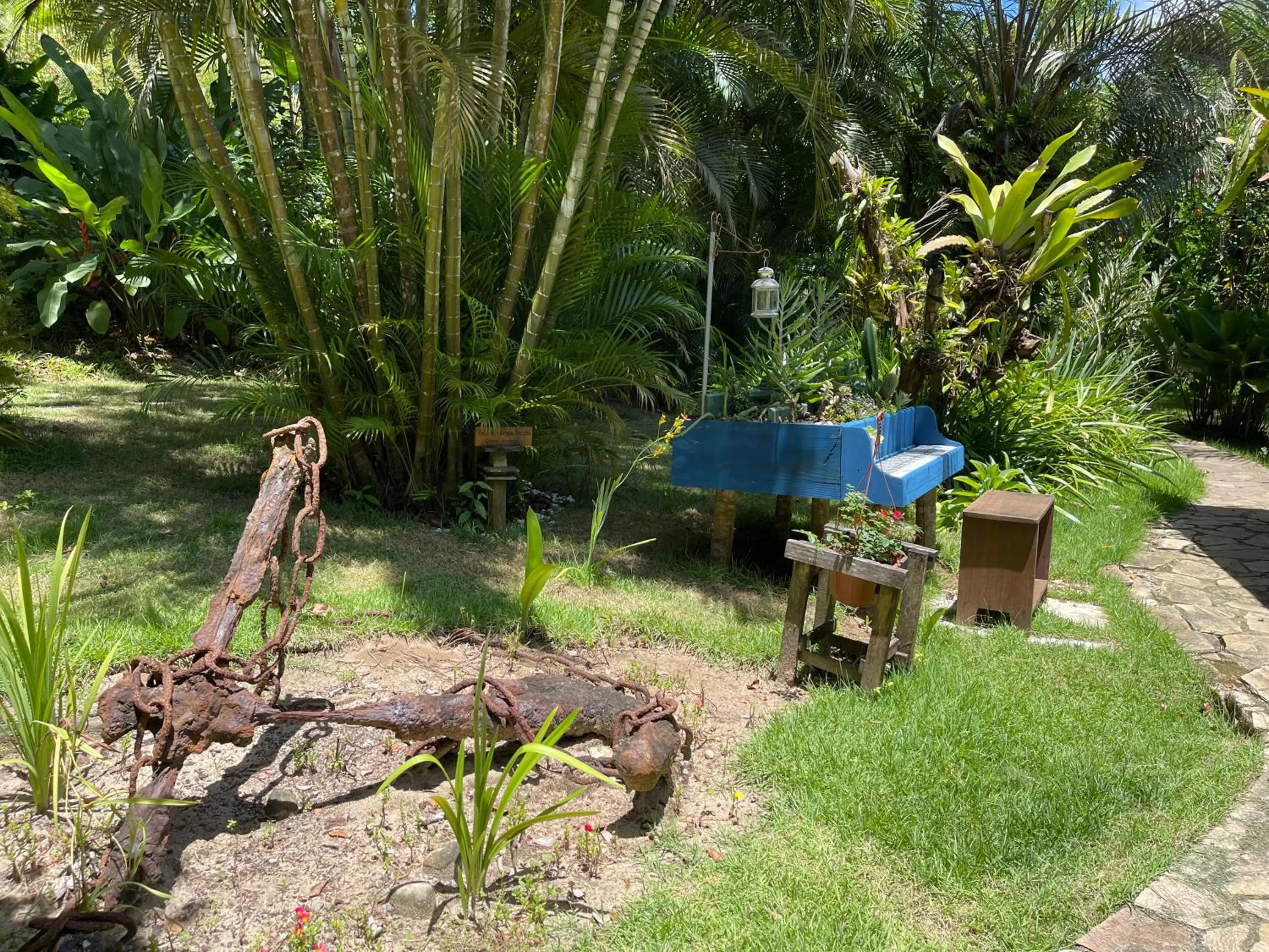 Garden in Pousada Horizonte Azul