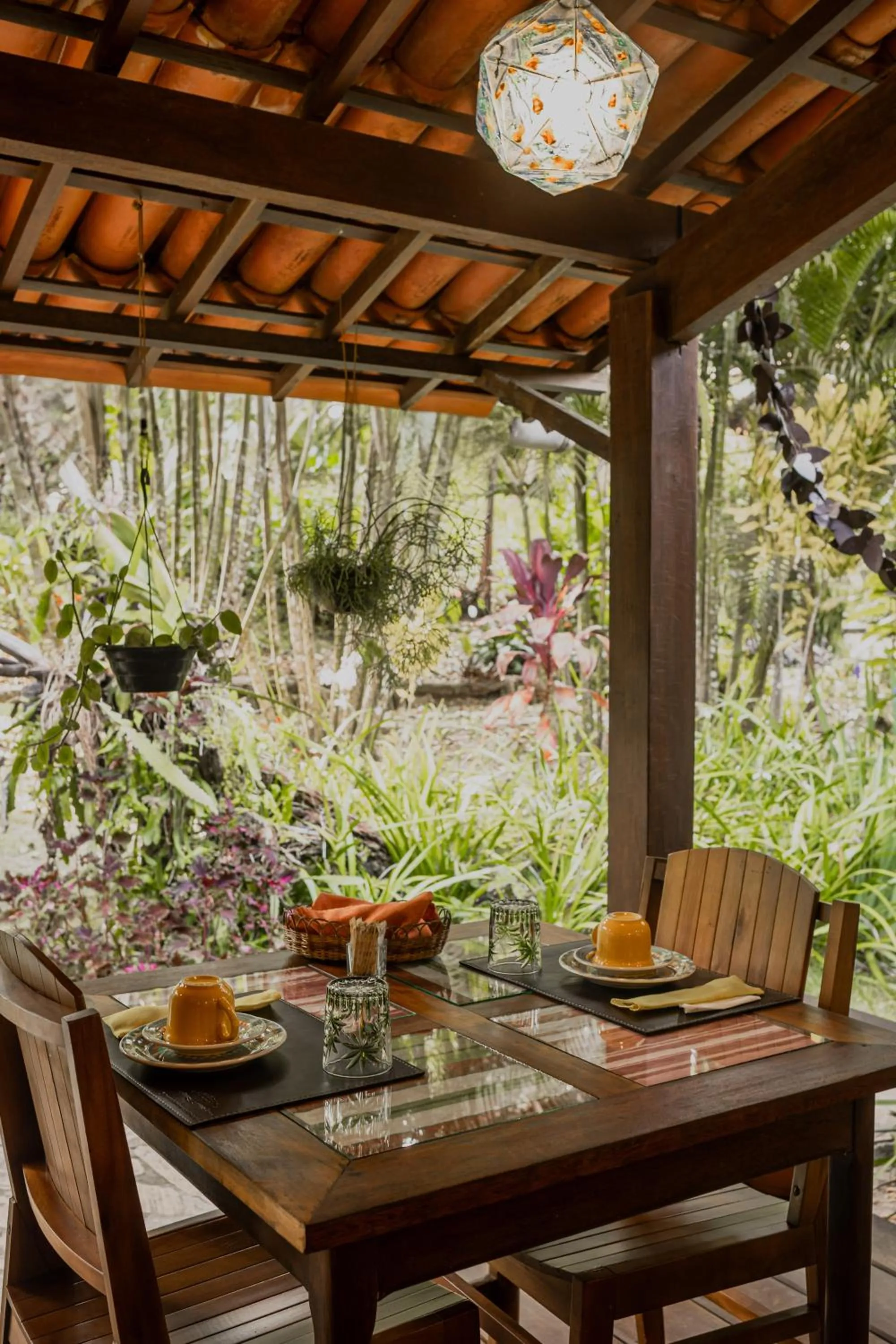 Garden in Pousada Horizonte Azul