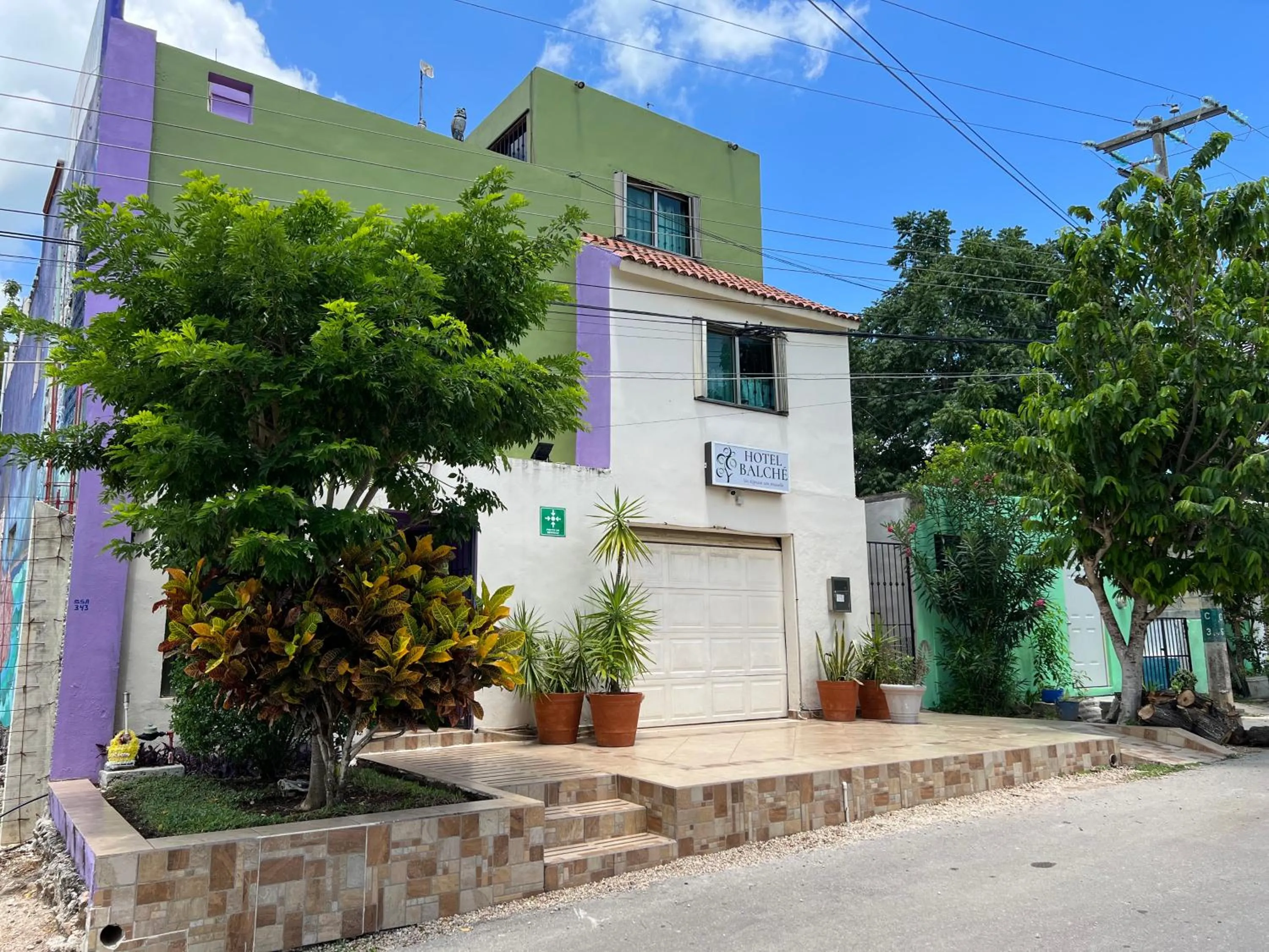 Property building in Hotel Balché