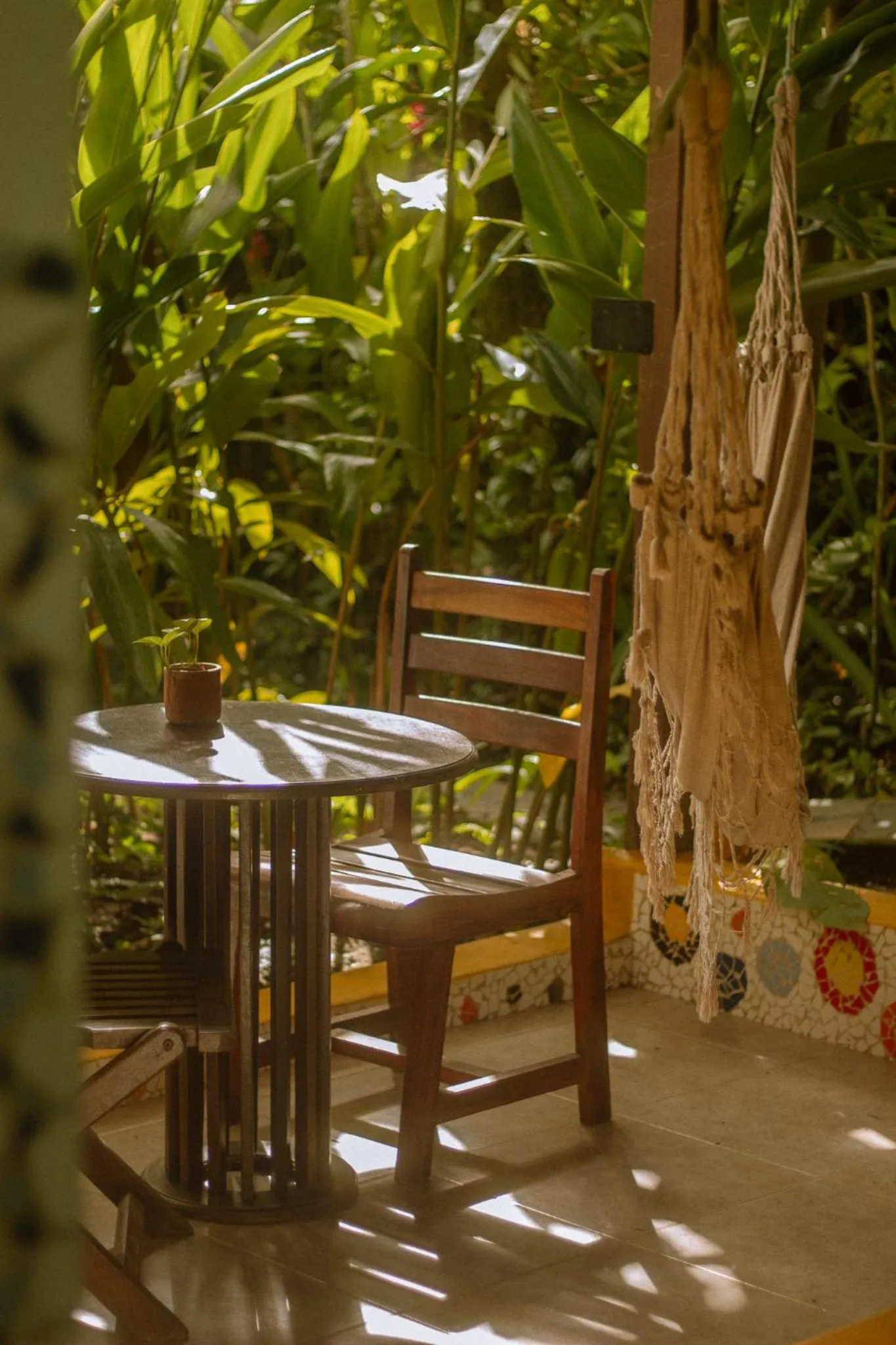 Patio in Pousada Santa Clara