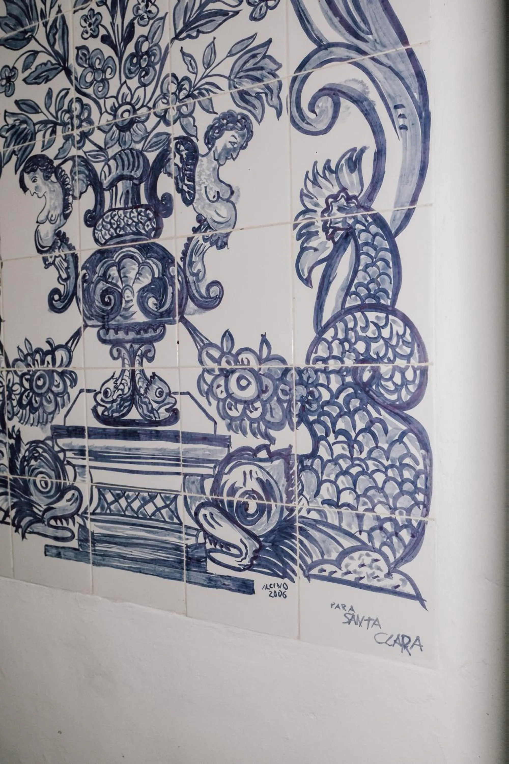 Decorative detail in Pousada Santa Clara