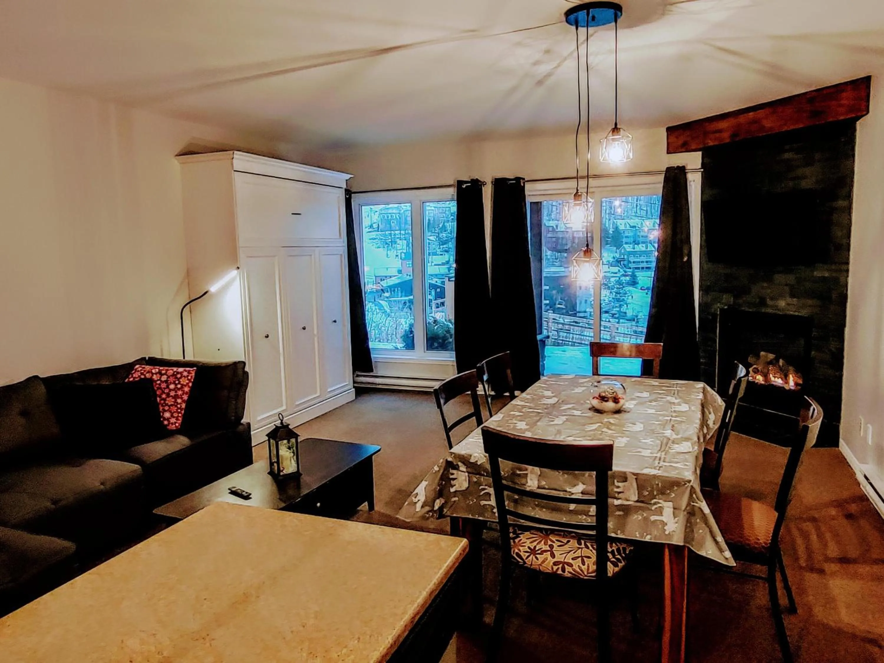 Living room in Au pied des pentes