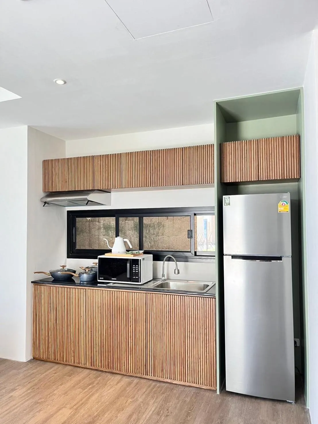 Kitchen or kitchenette in Punnpreeda Beach Resort - SHA Plus Certified
