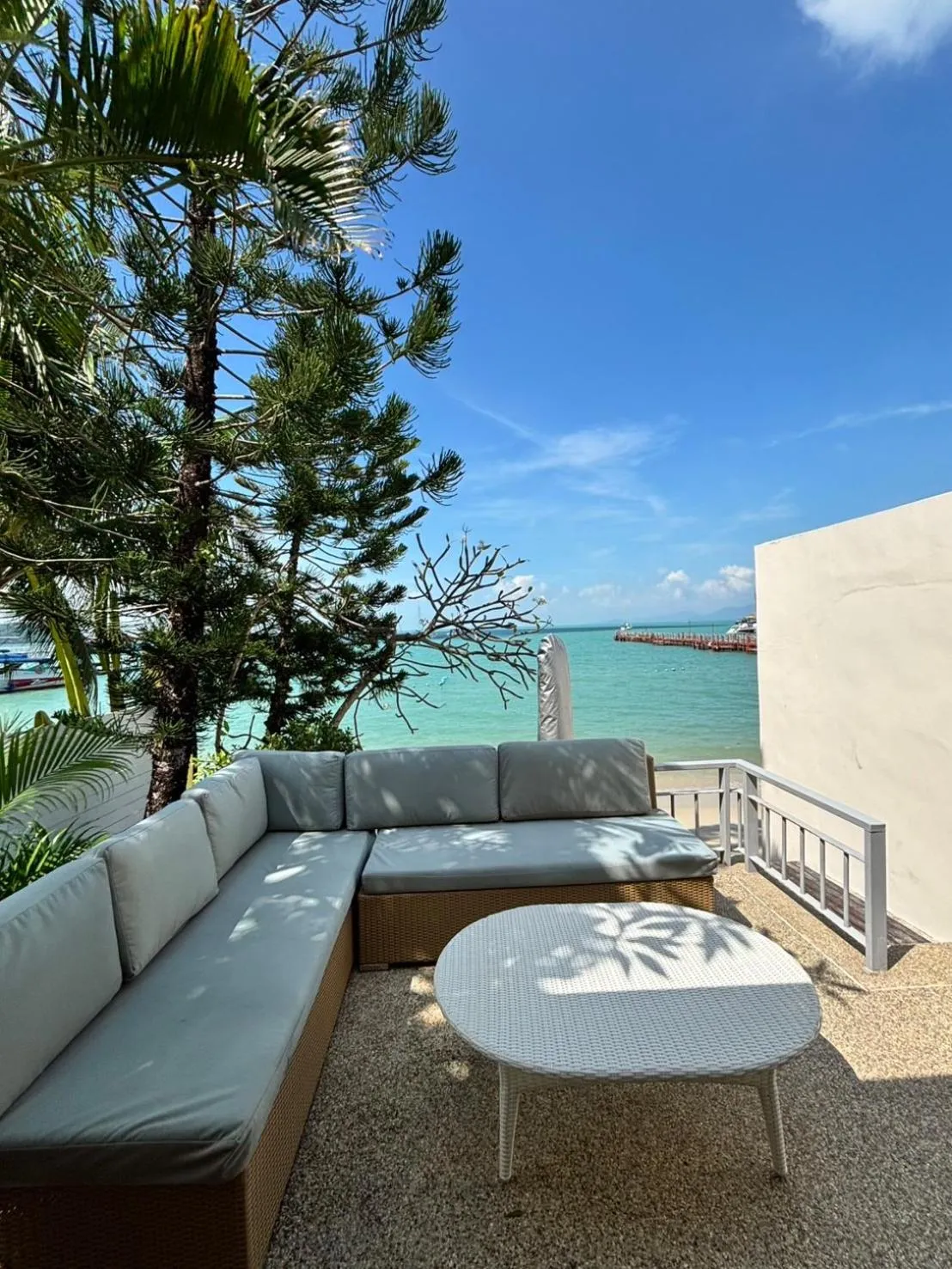 Balcony/Terrace in Punnpreeda Beach Resort - SHA Plus Certified