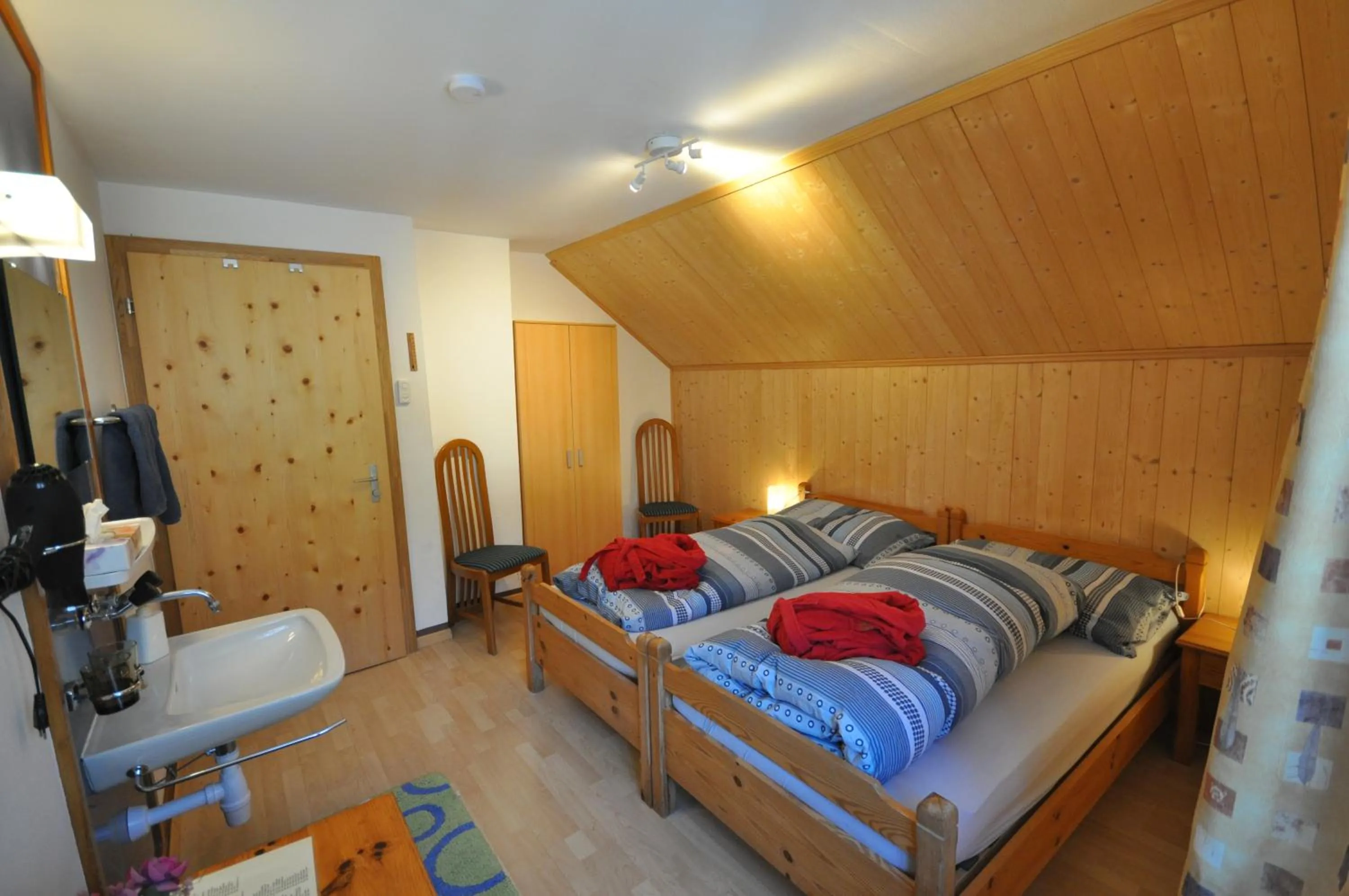 Bed in Gasthaus Waldheim