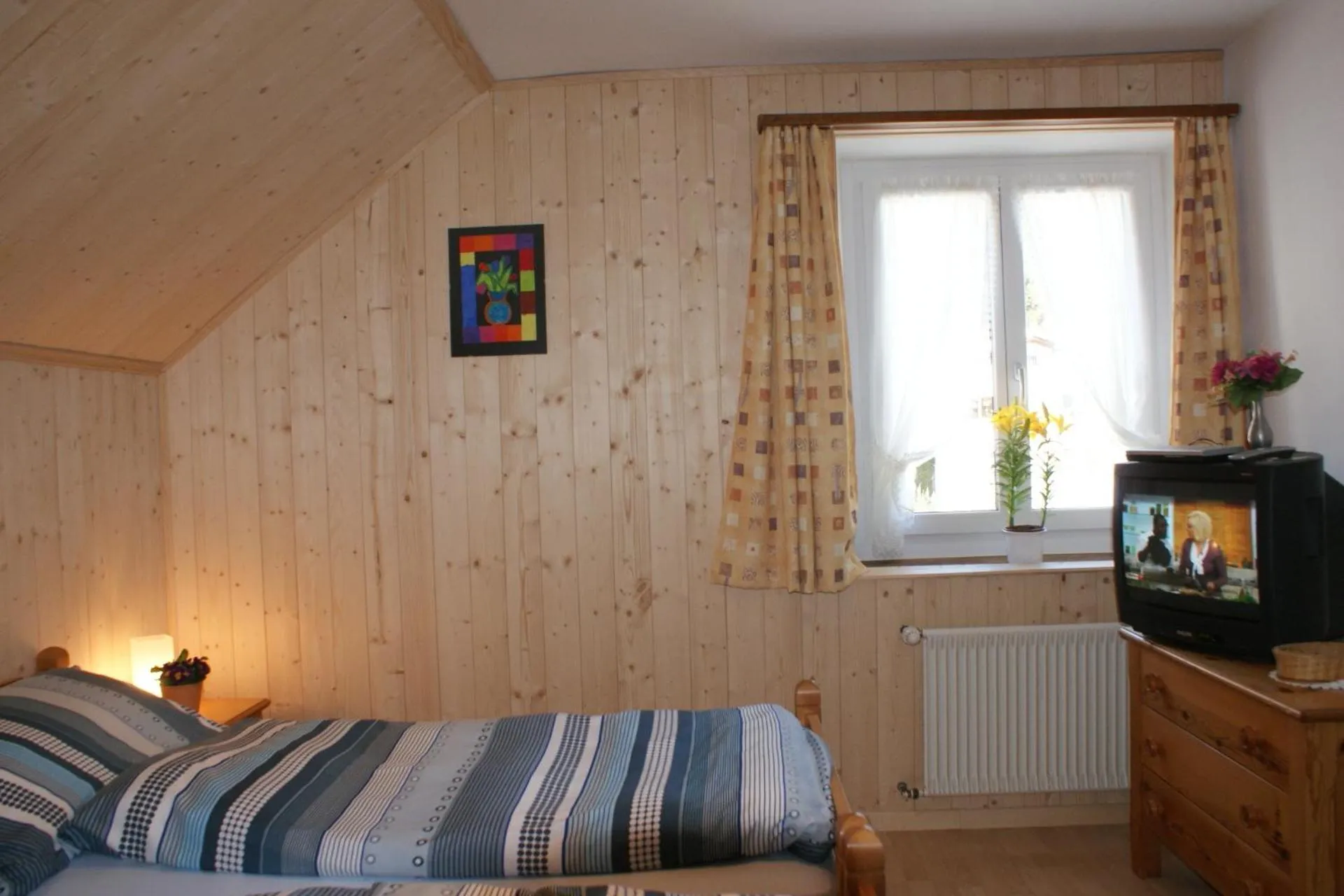 Bed in Gasthaus Waldheim