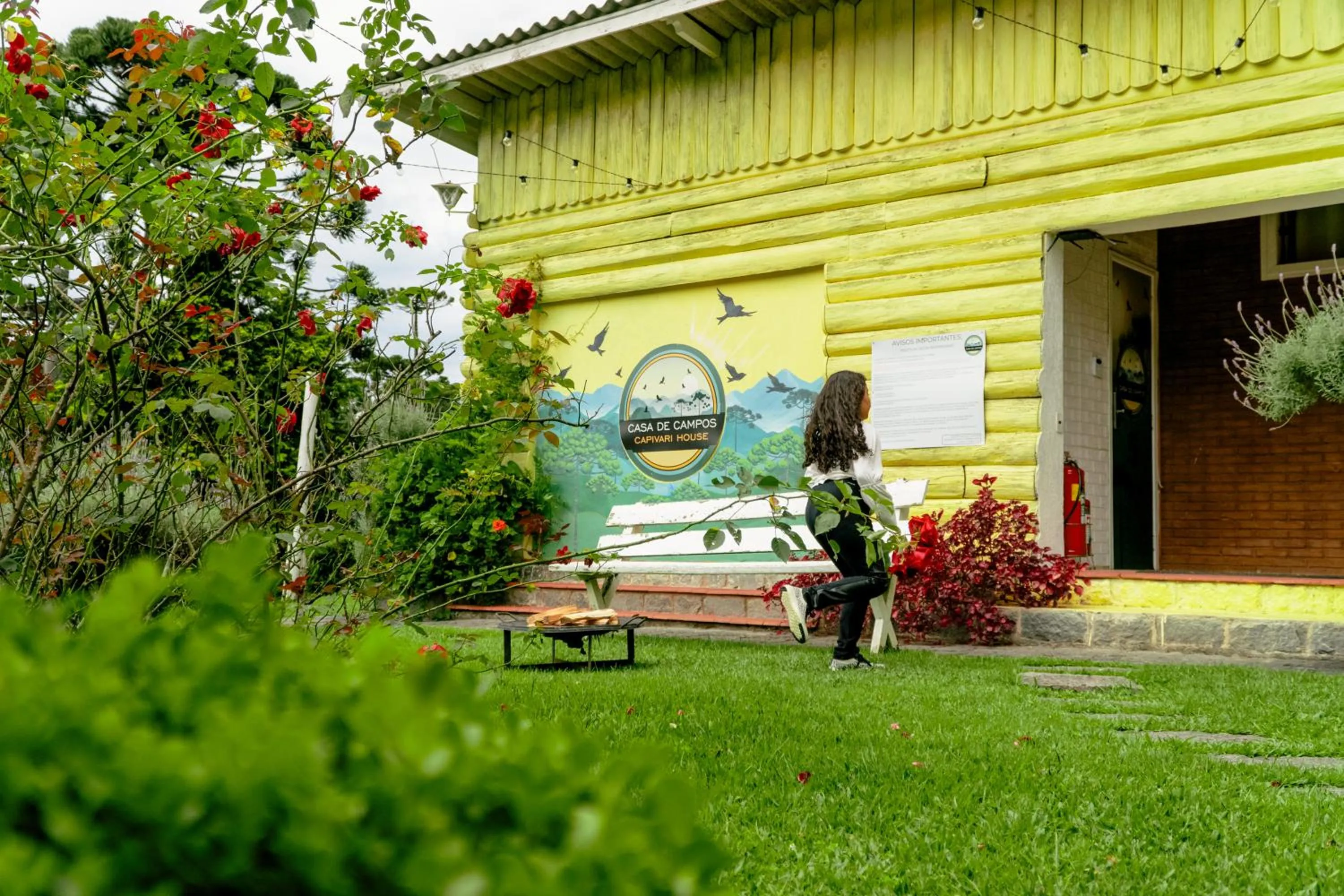 Garden in VELINN Pousada Casa de Campos Capivari House