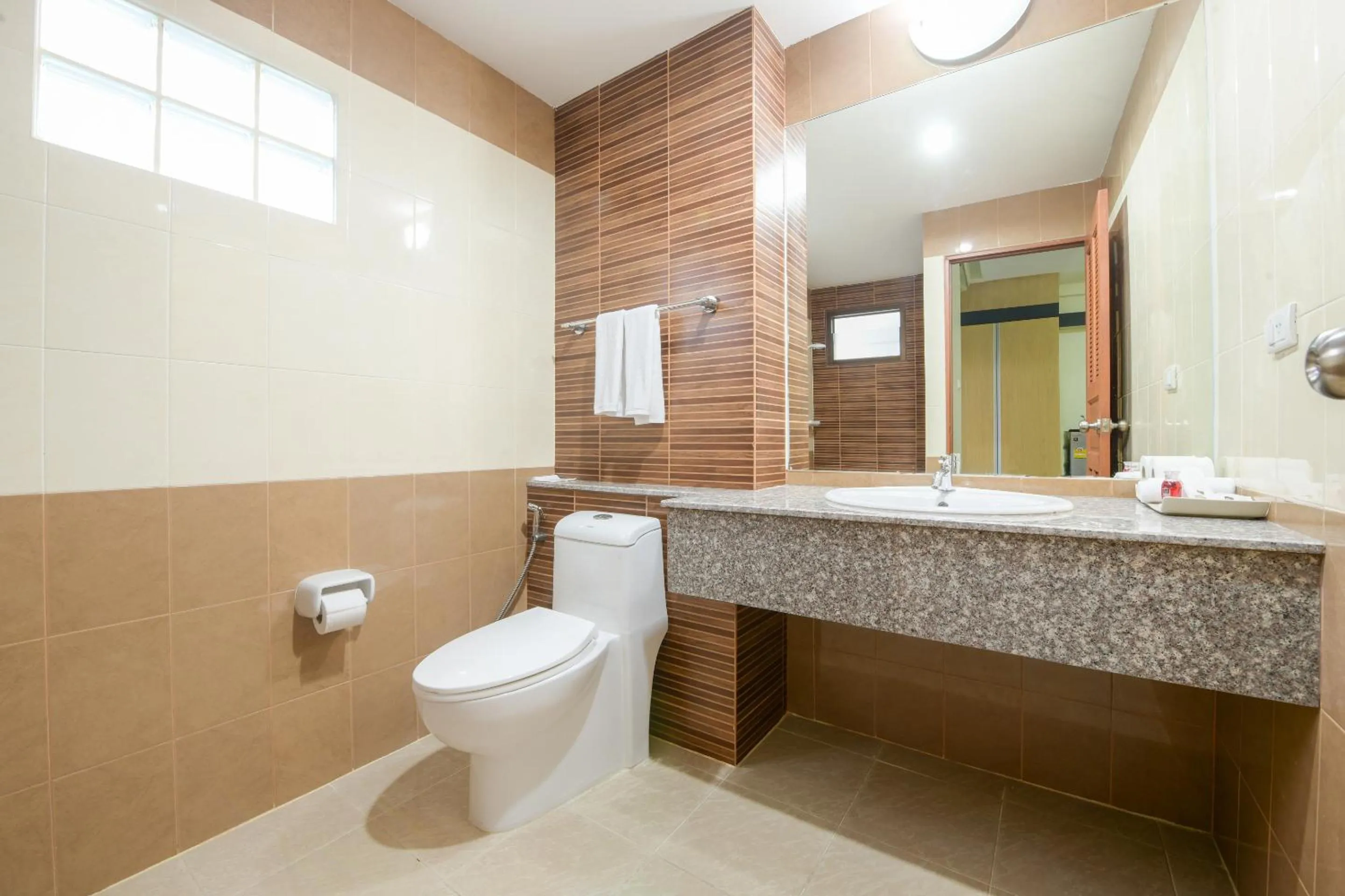 Bathroom in The Route Sriracha Hotel And Residence