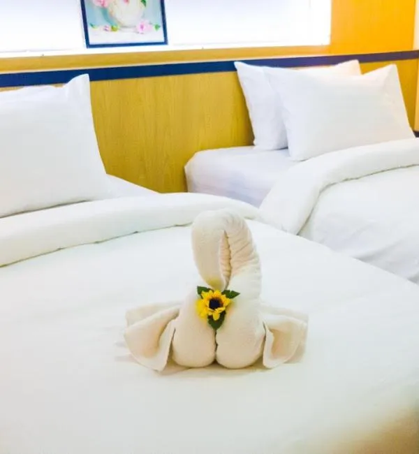 Bed in The Route Sriracha Hotel And Residence