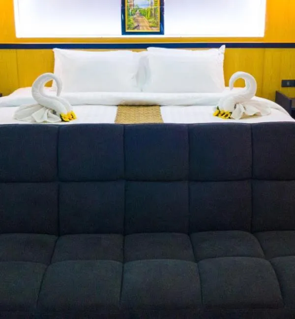 Bed in The Route Sriracha Hotel And Residence