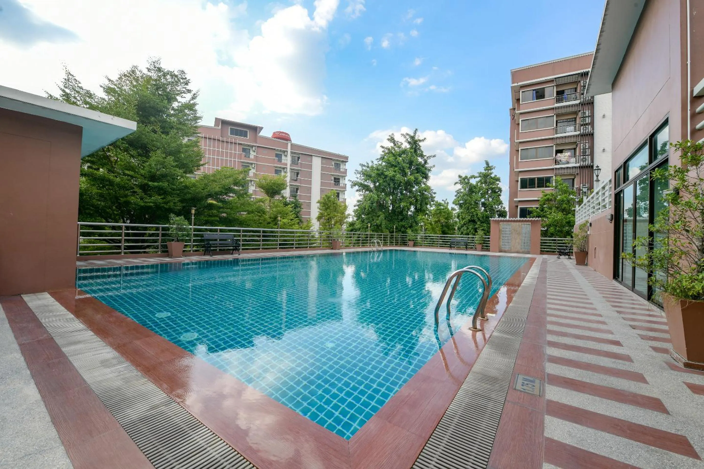 Swimming pool in The Route Sriracha Hotel And Residence