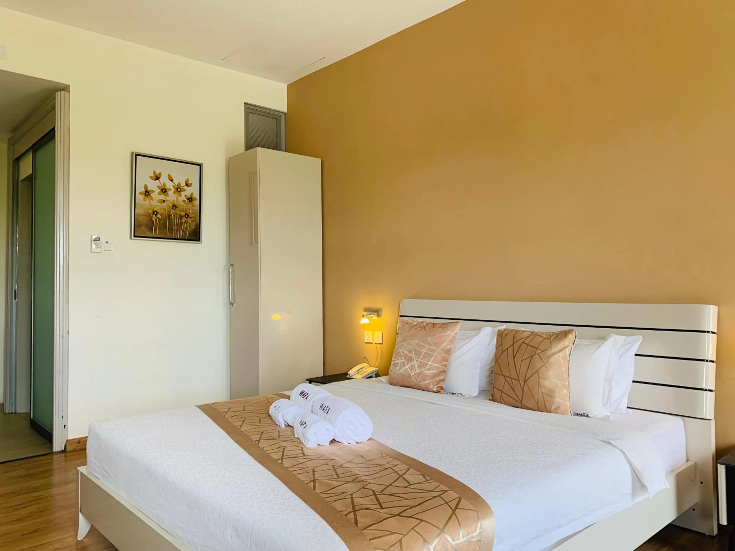 Photo of the whole room, Bed in Wafa Hotel & Apartment