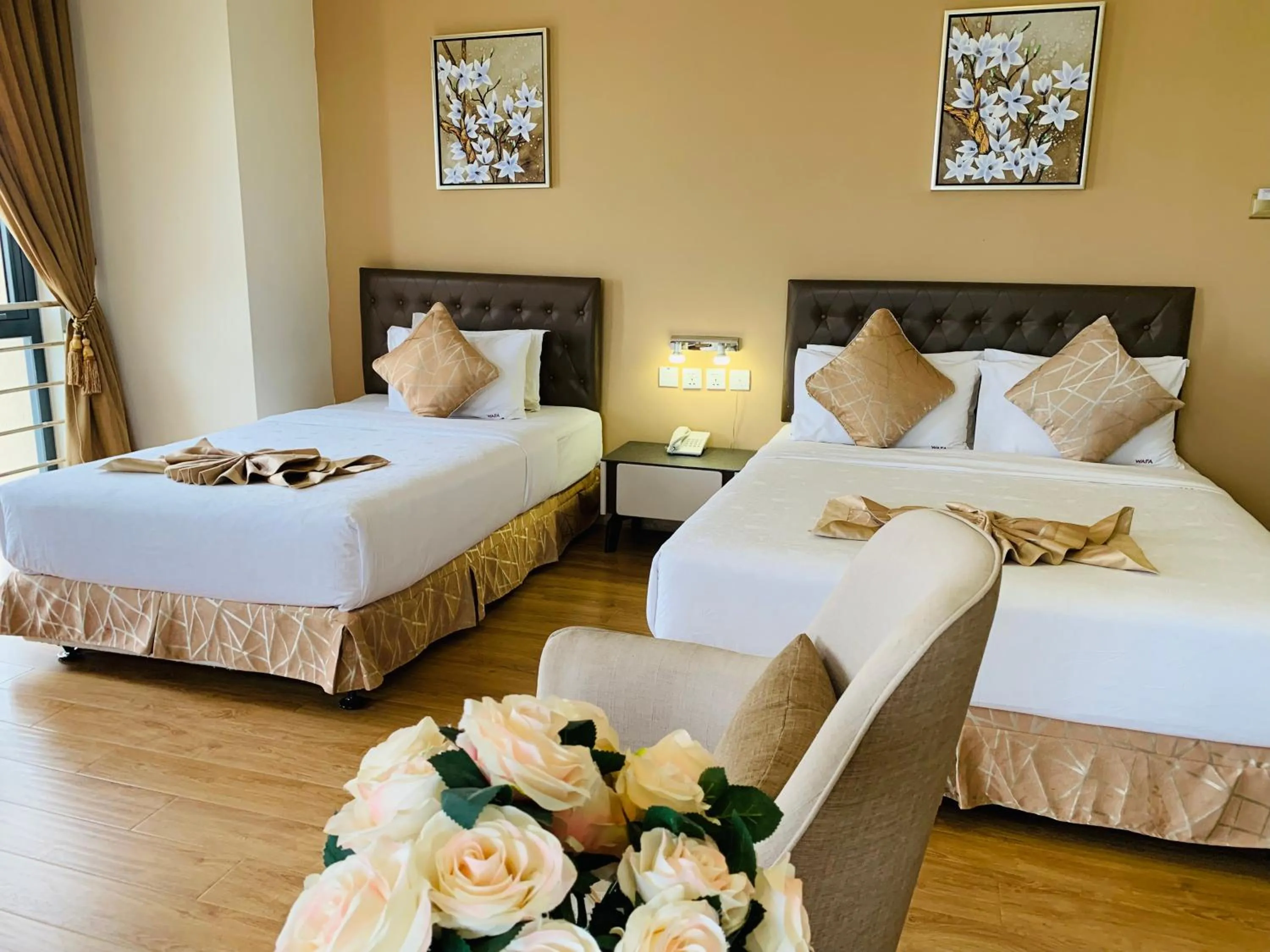 Bed in Wafa Hotel & Apartment
