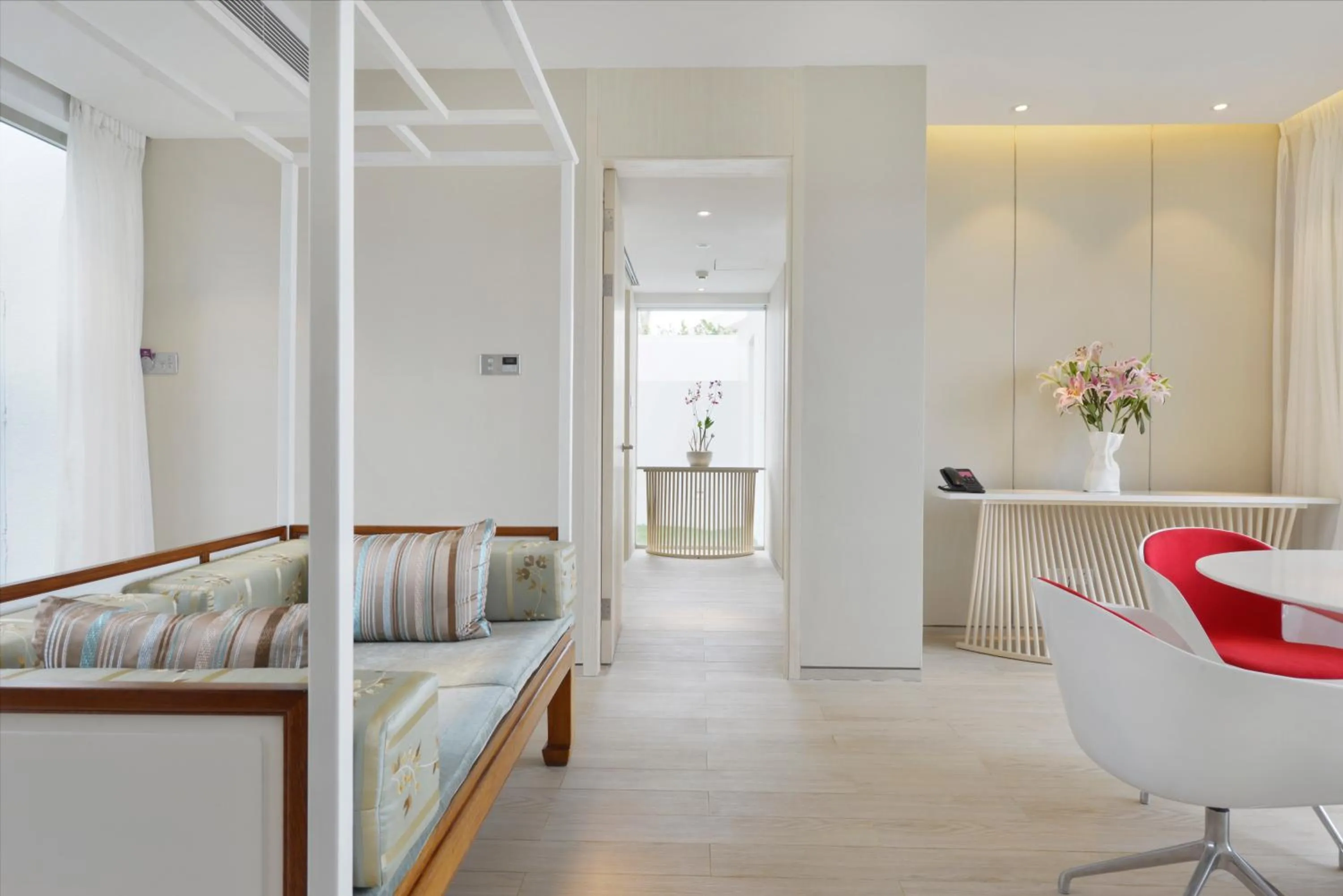 Living room in Palace Resort Villas Yalong Bay Sanya