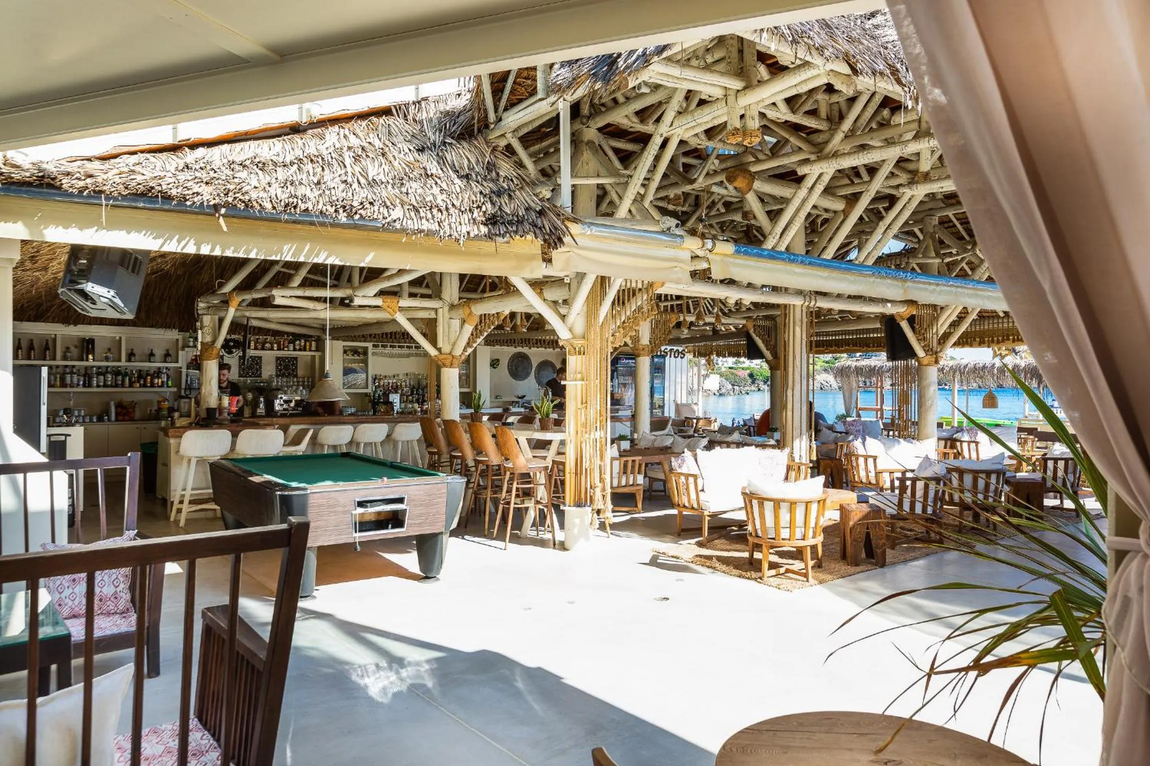 Lounge or bar in Nostos Beach Boutique Hotel