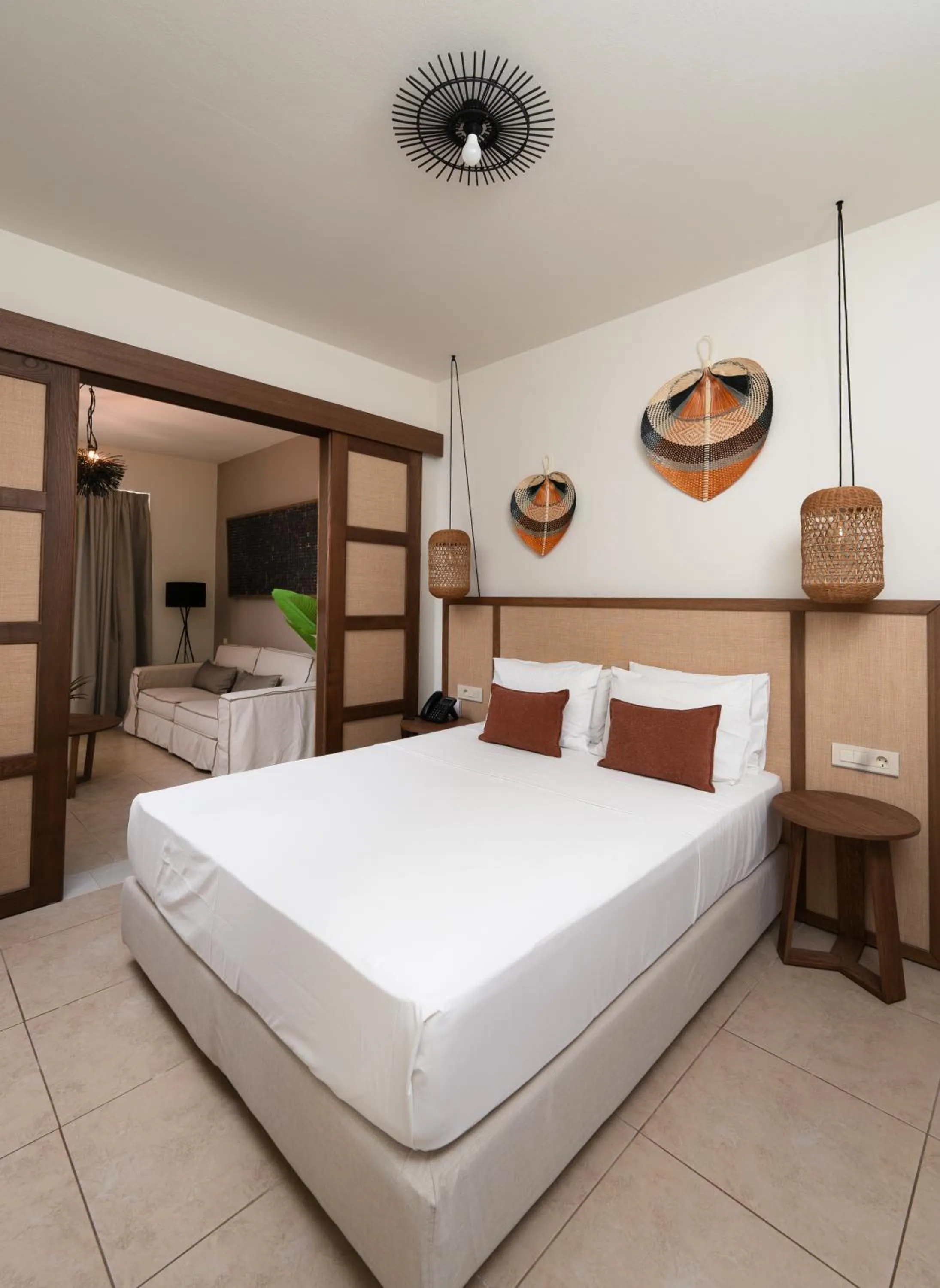 Bedroom, Bed in Nostos Beach Boutique Hotel