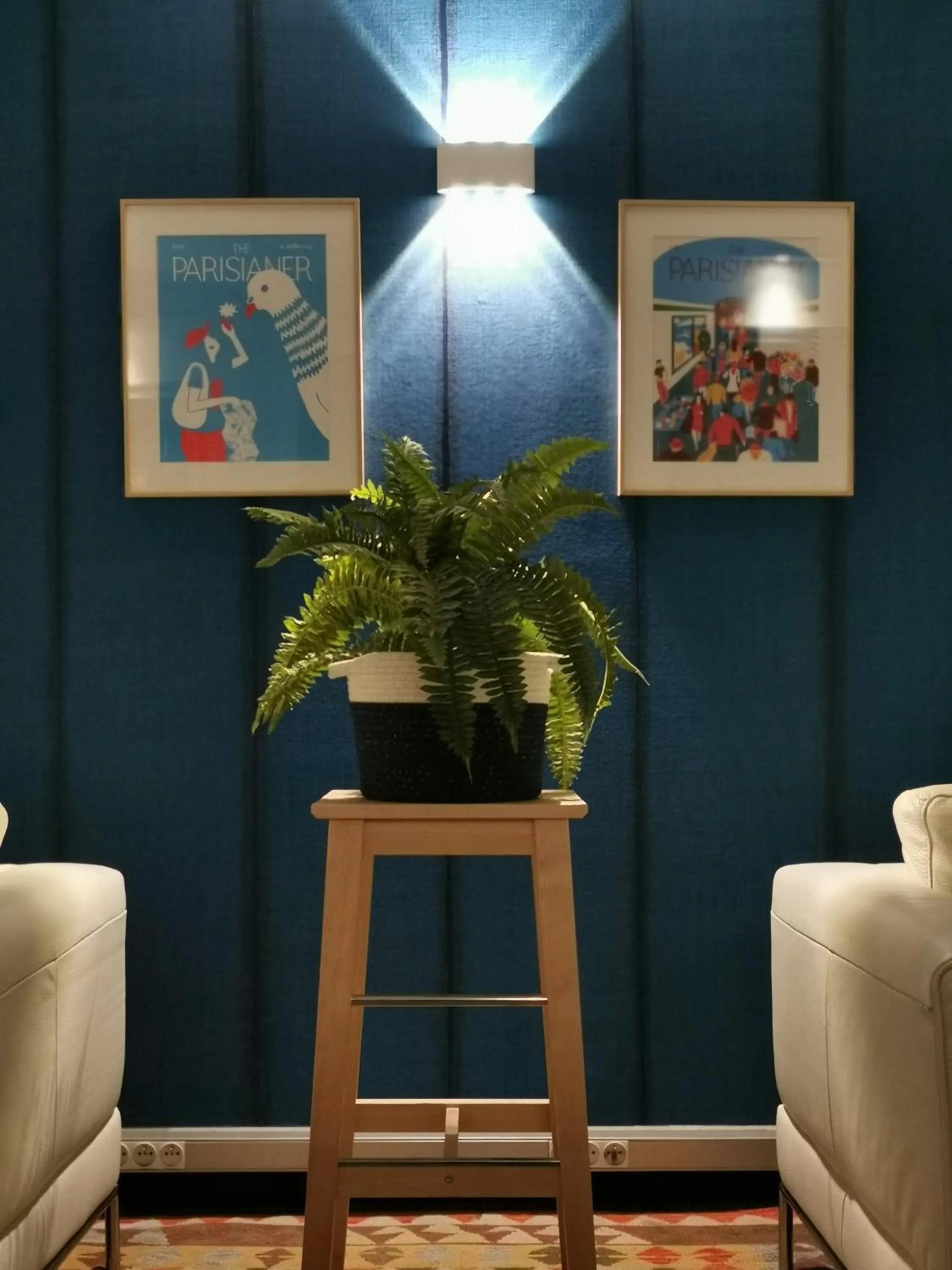 Decorative detail in Hotel Victoria