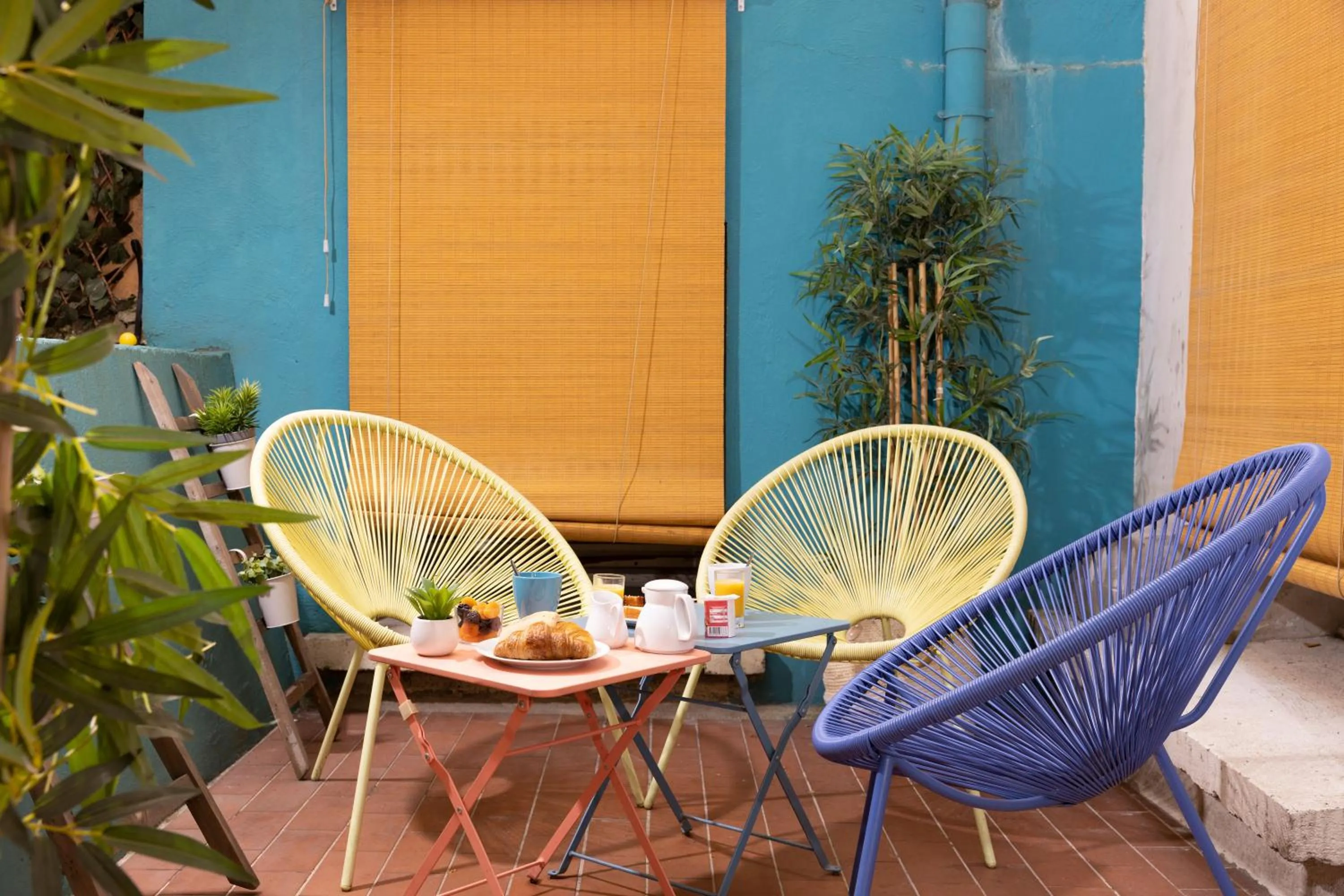 Patio in Hotel Victoria