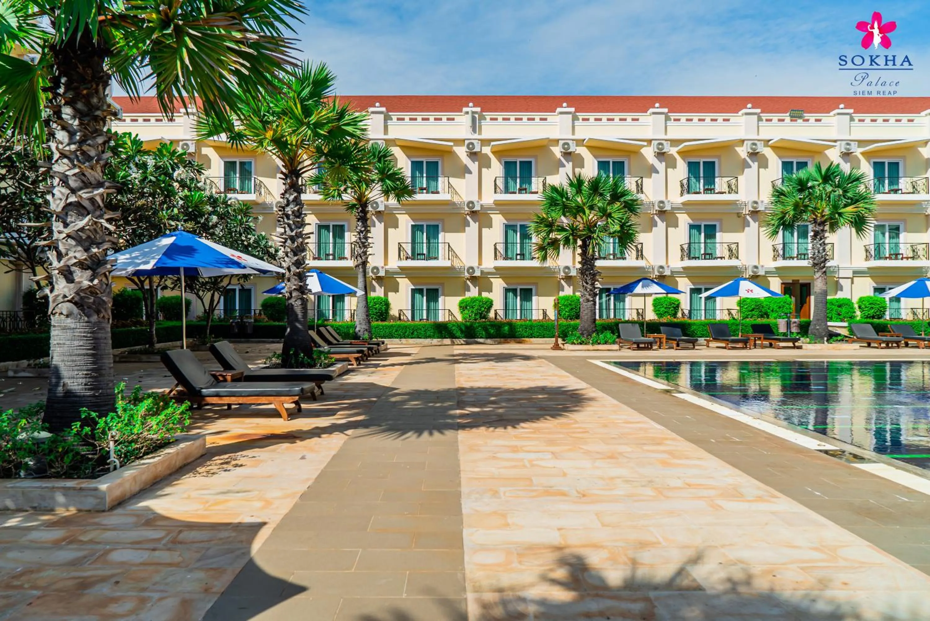 Property building in Sokha Palace Siem Reap Hotel