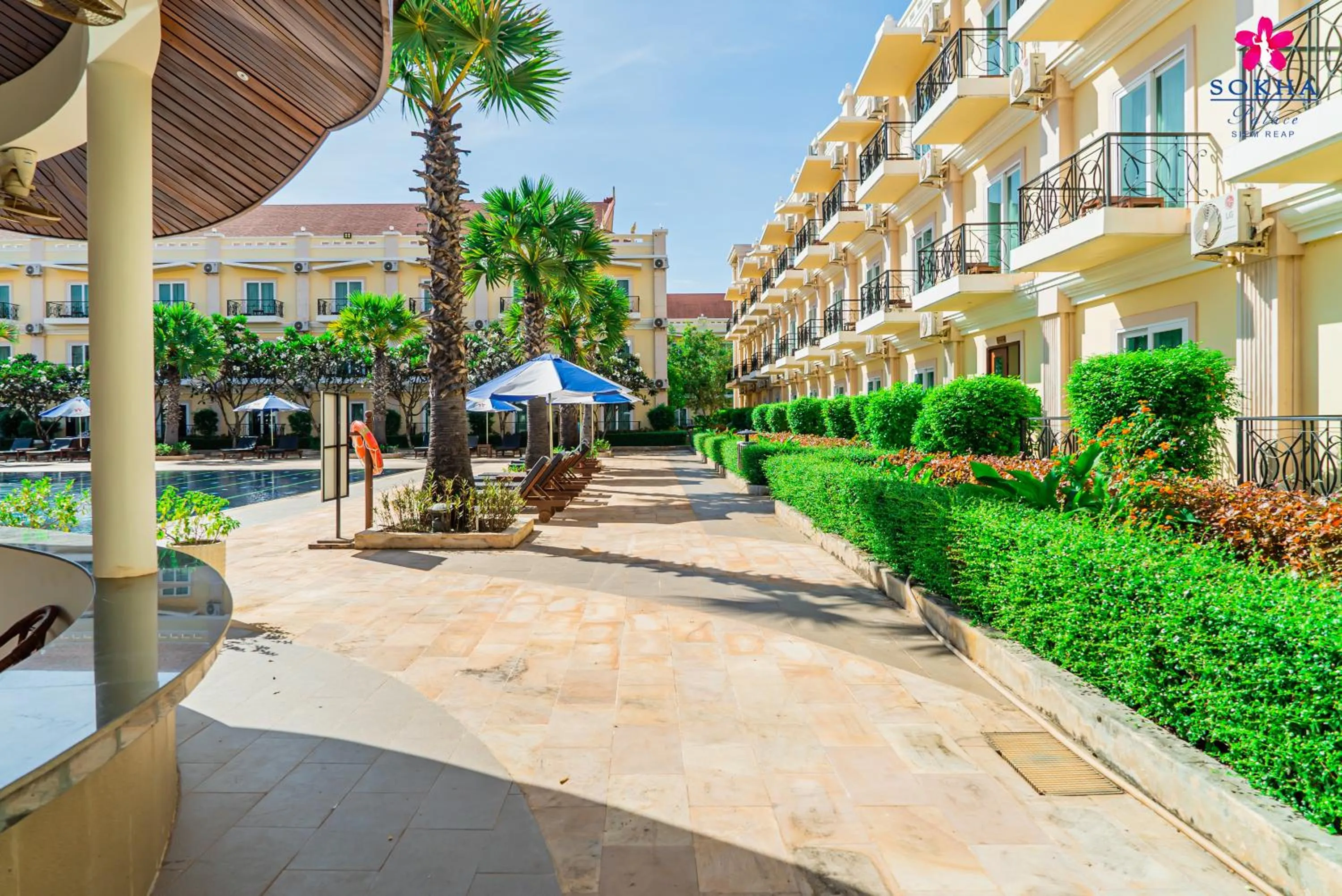 Property building in Sokha Palace Siem Reap Hotel