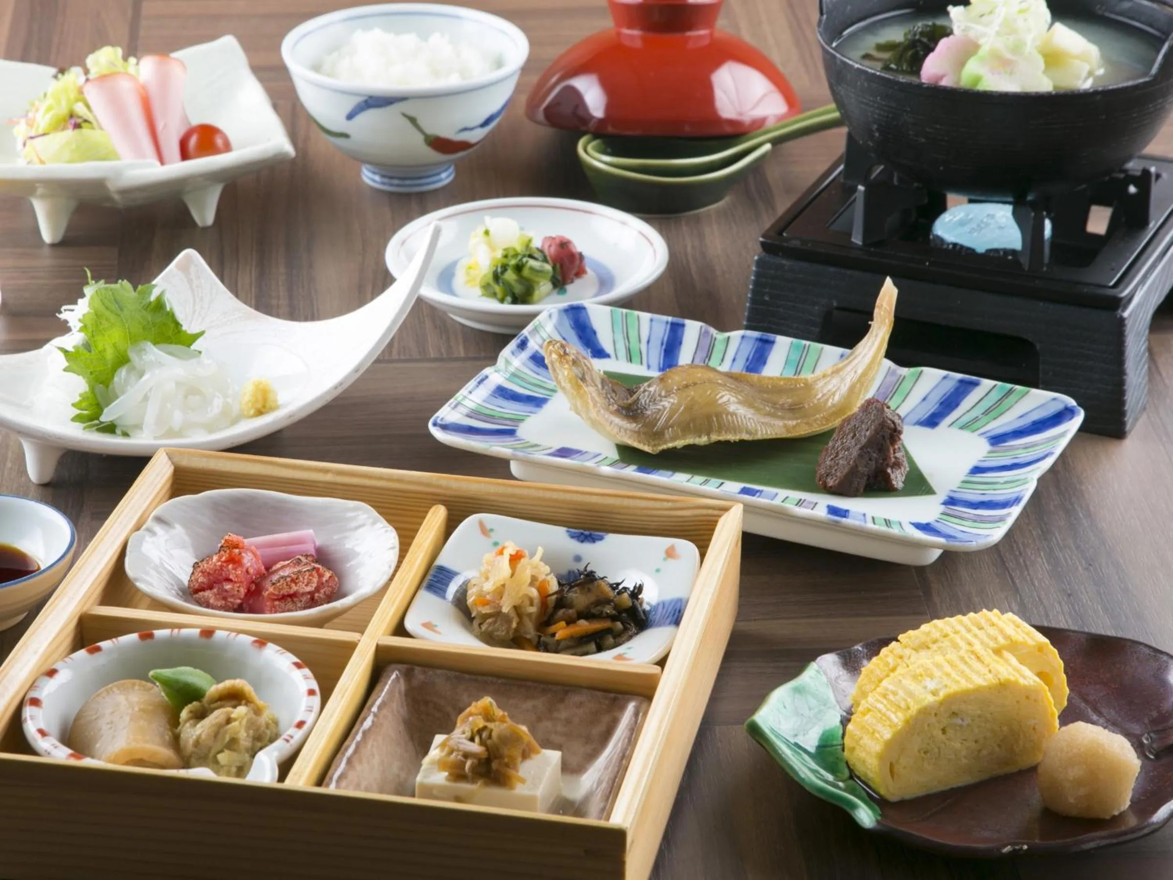 Breakfast in Awara Onsen Matuya Sen Sen