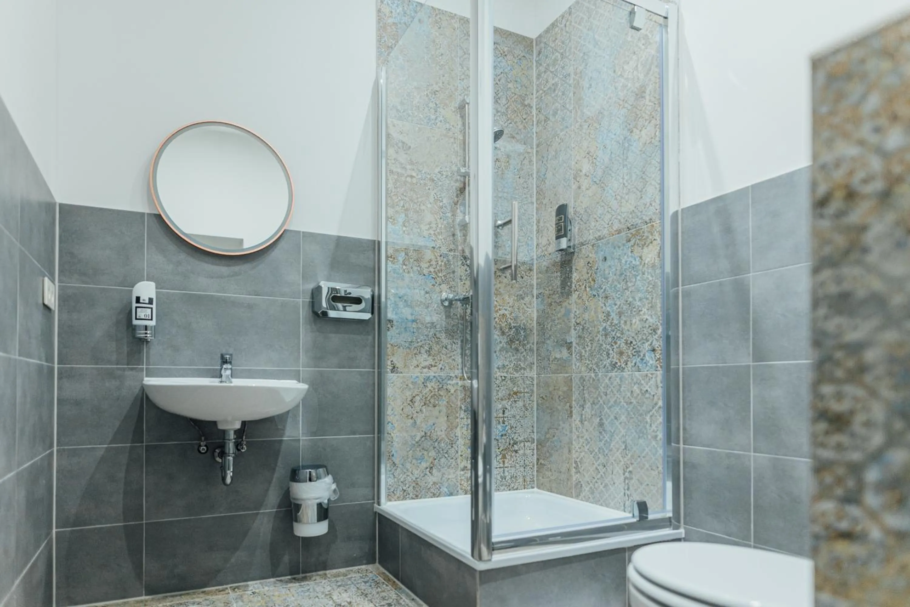 Bathroom in Hotel Commerz Hamburg