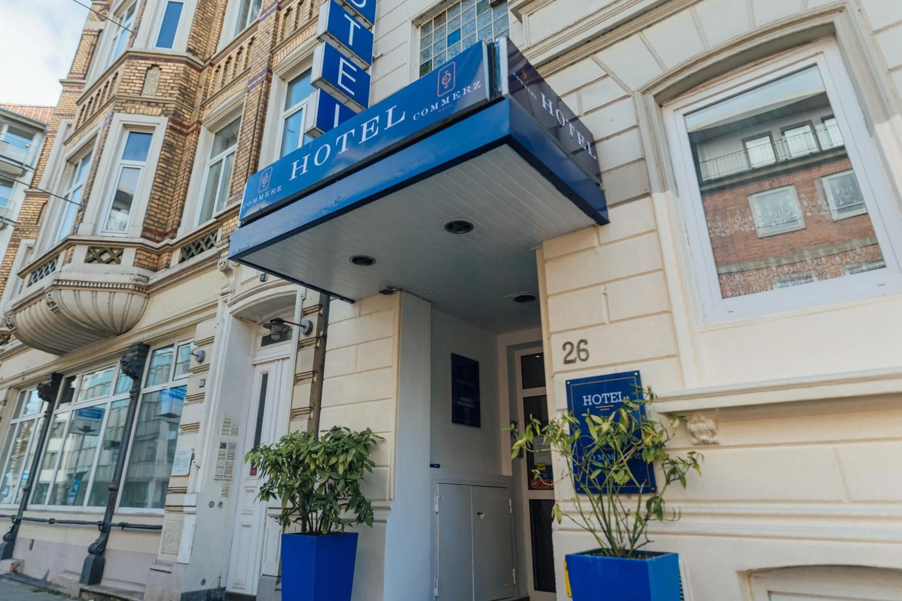 Property building in Hotel Commerz Hamburg