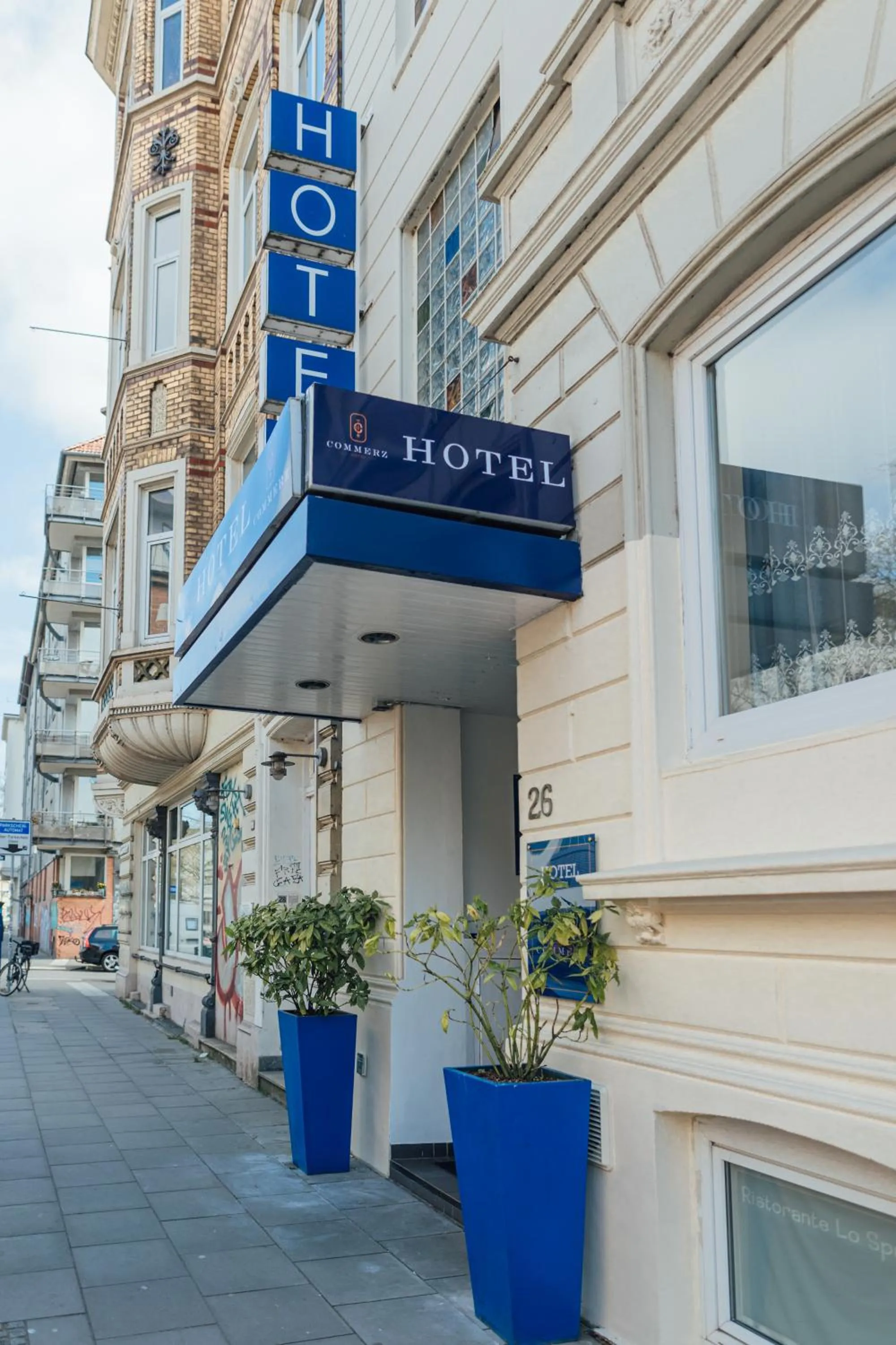 Property building in Hotel Commerz Hamburg