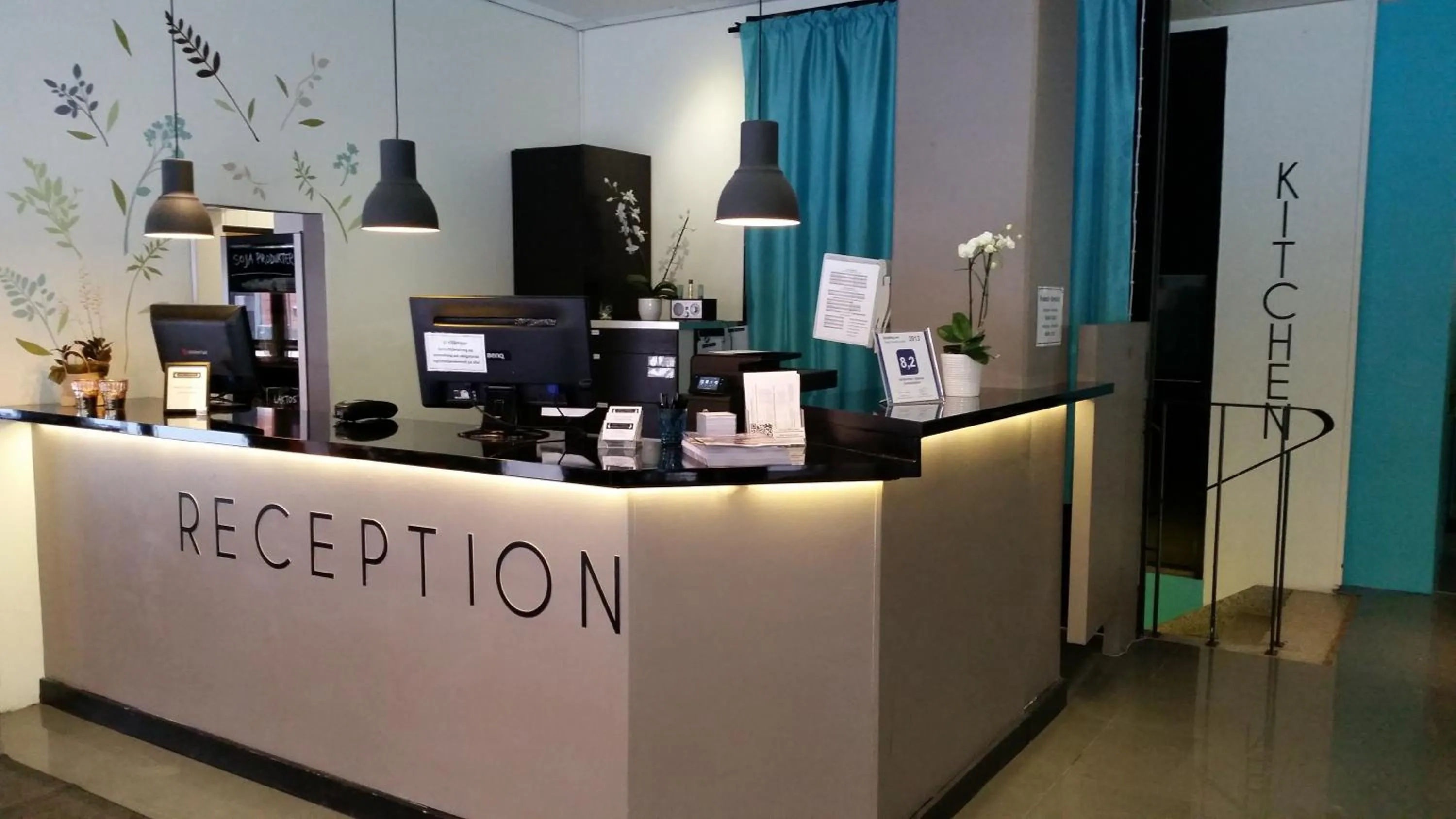 Lobby or reception in Vandrarhem Uppsala Centralstation