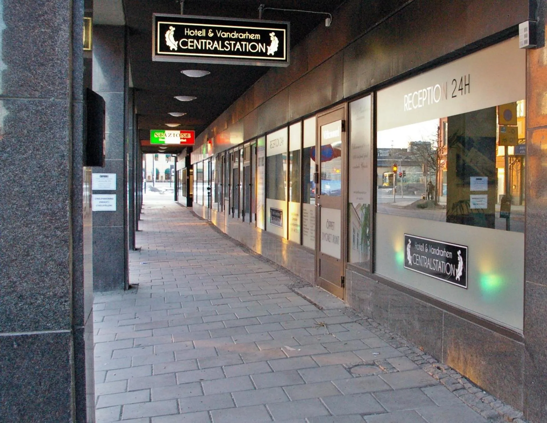 Facade/entrance in Vandrarhem Uppsala Centralstation