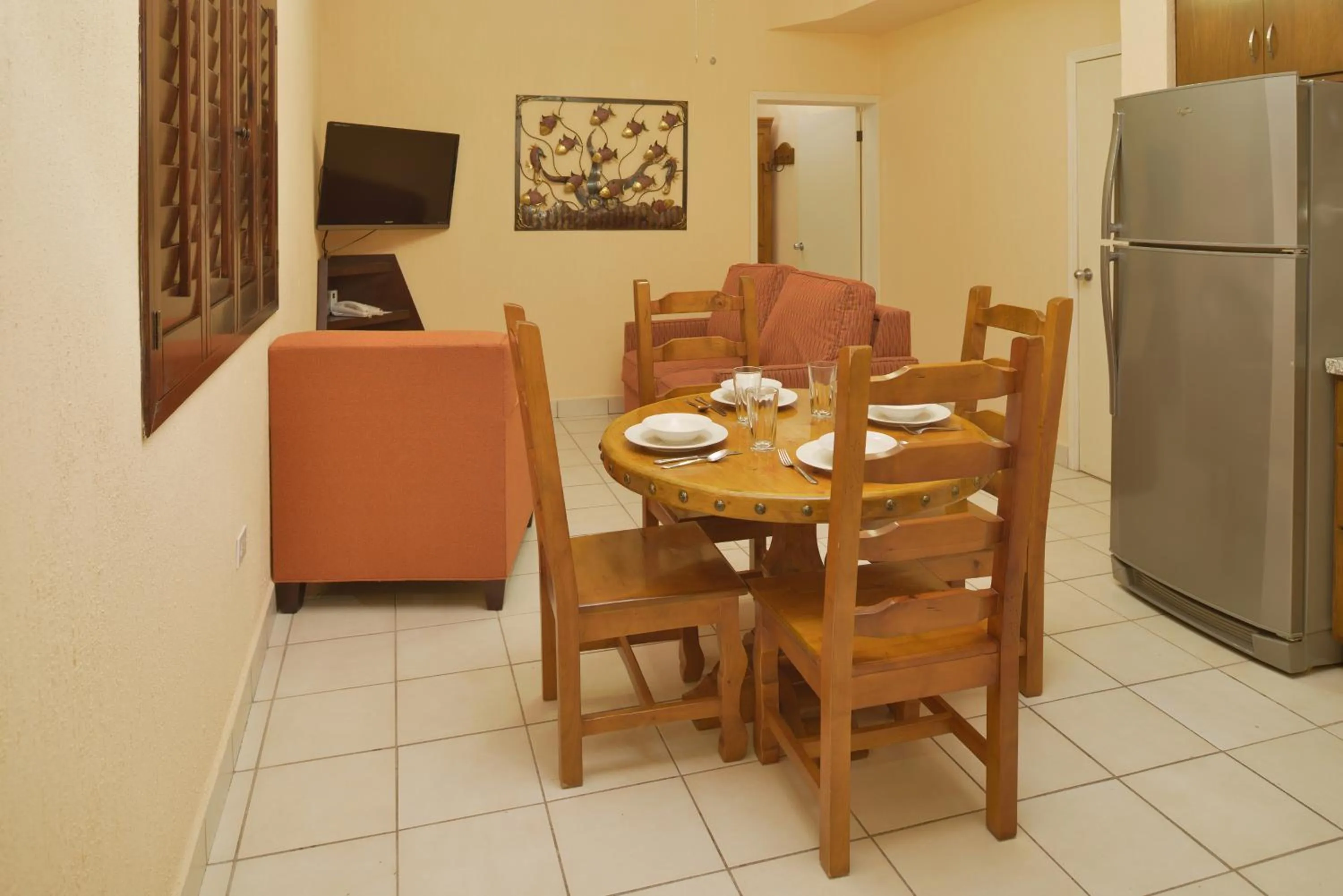 Dining area in Sea of Cortez Beach Club
