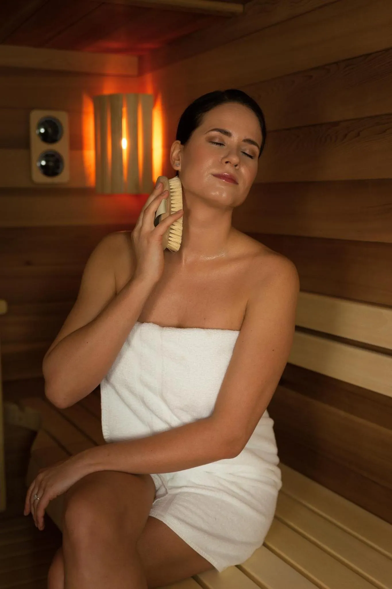 Sauna in Apartmány Na Čtvrtích