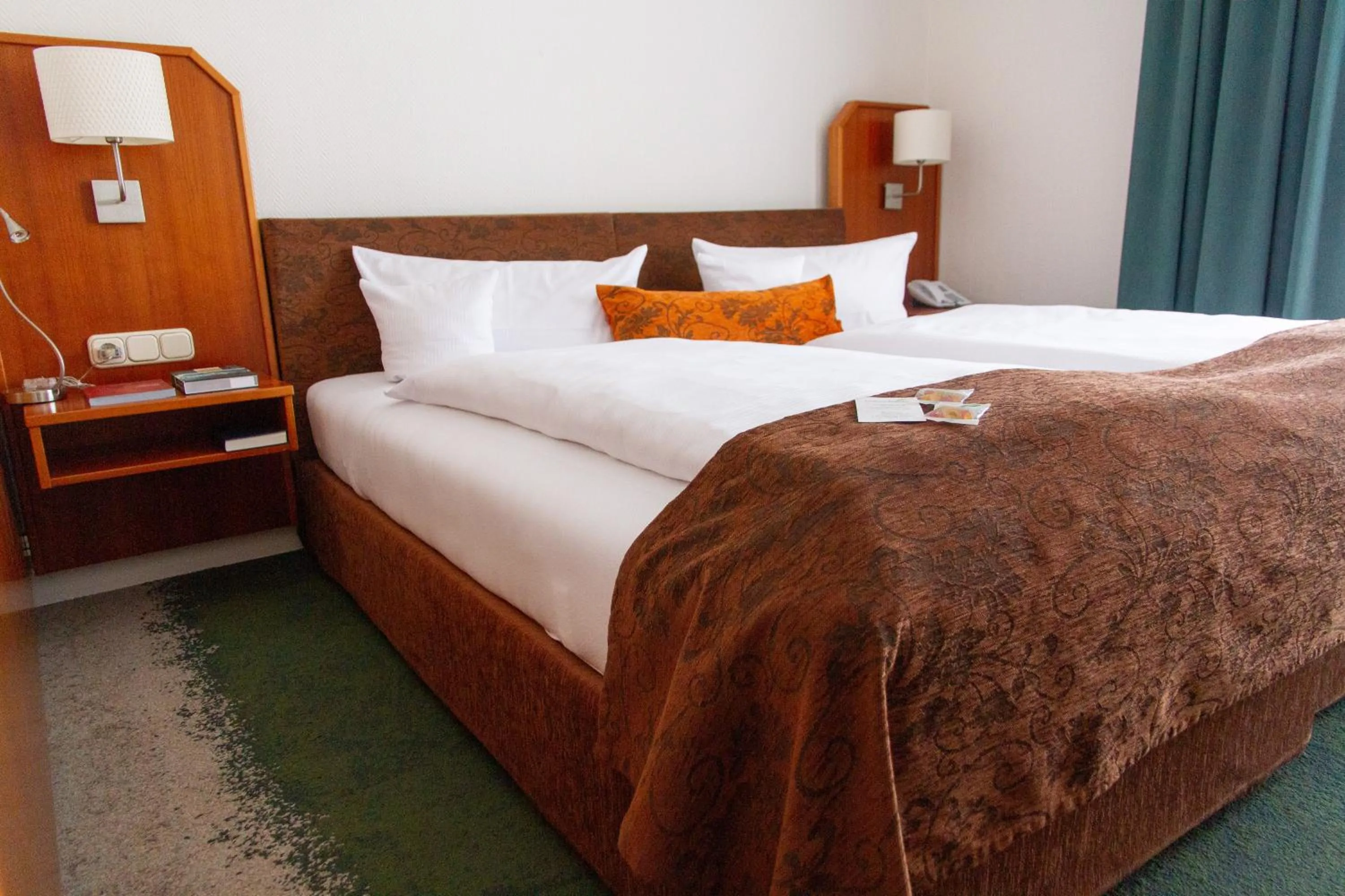 Photo of the whole room, Bed in Landhotel Rügheim