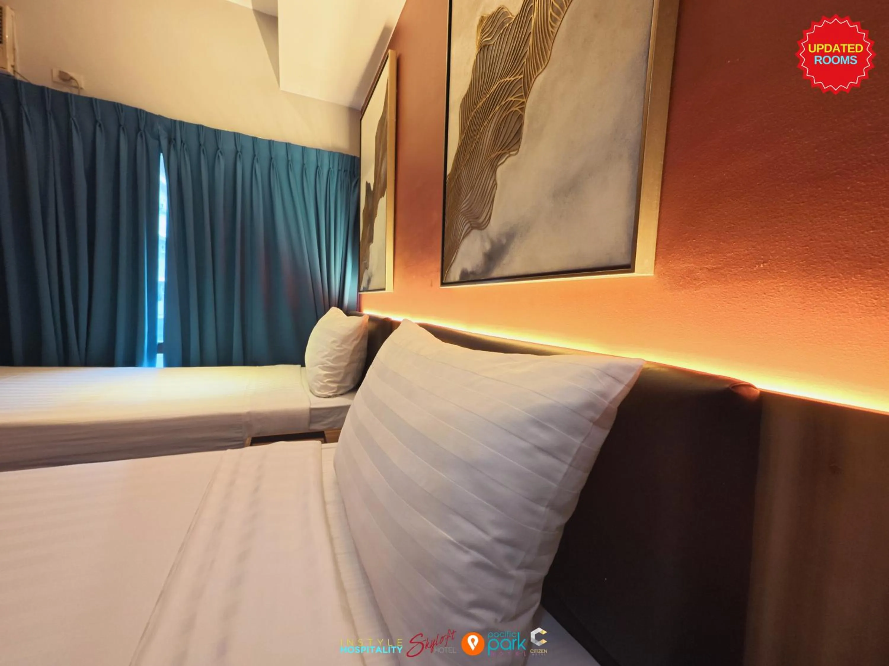 Bed in Skyloft Hotel