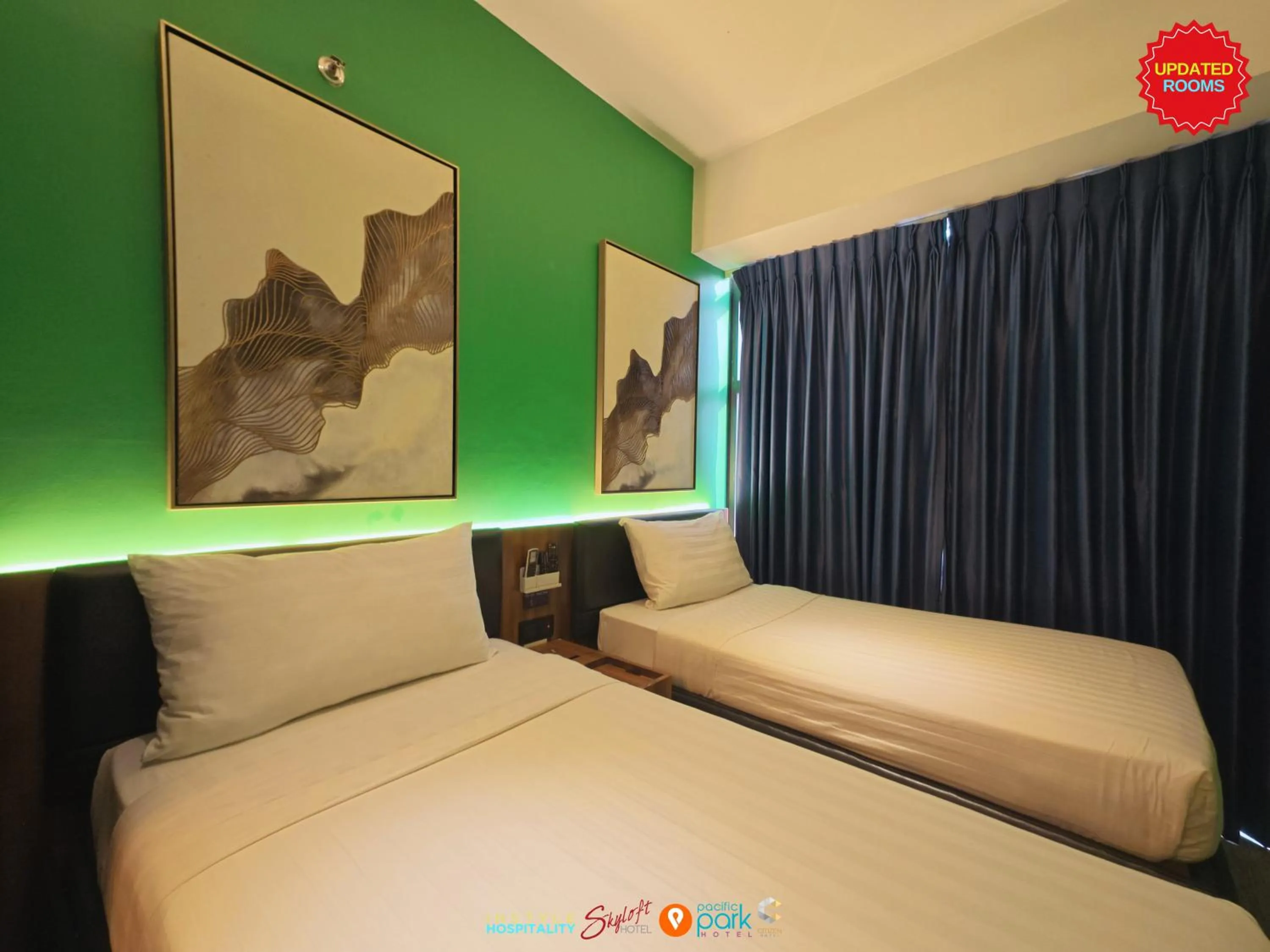 Bed in Skyloft Hotel