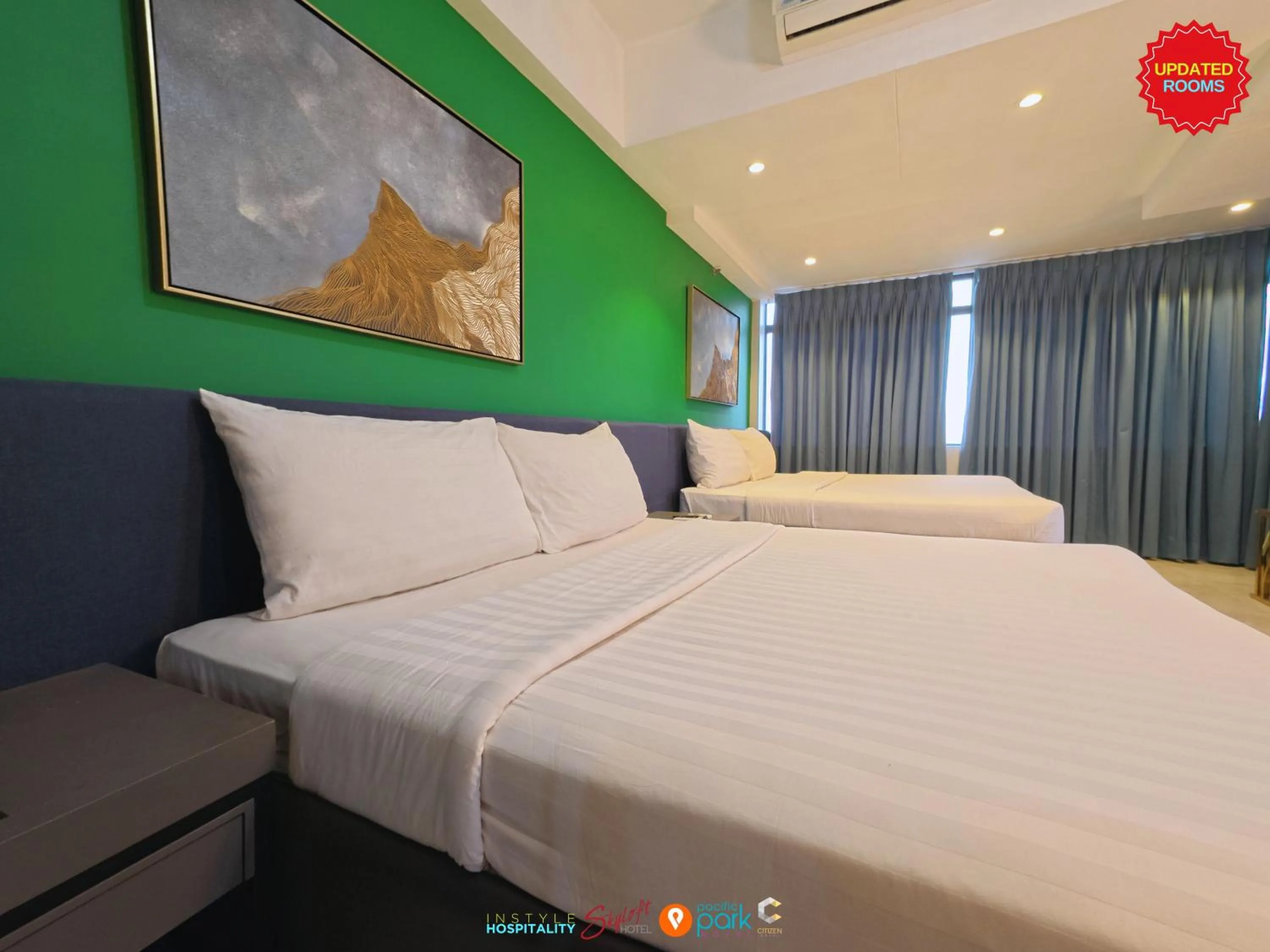 Bed in Skyloft Hotel