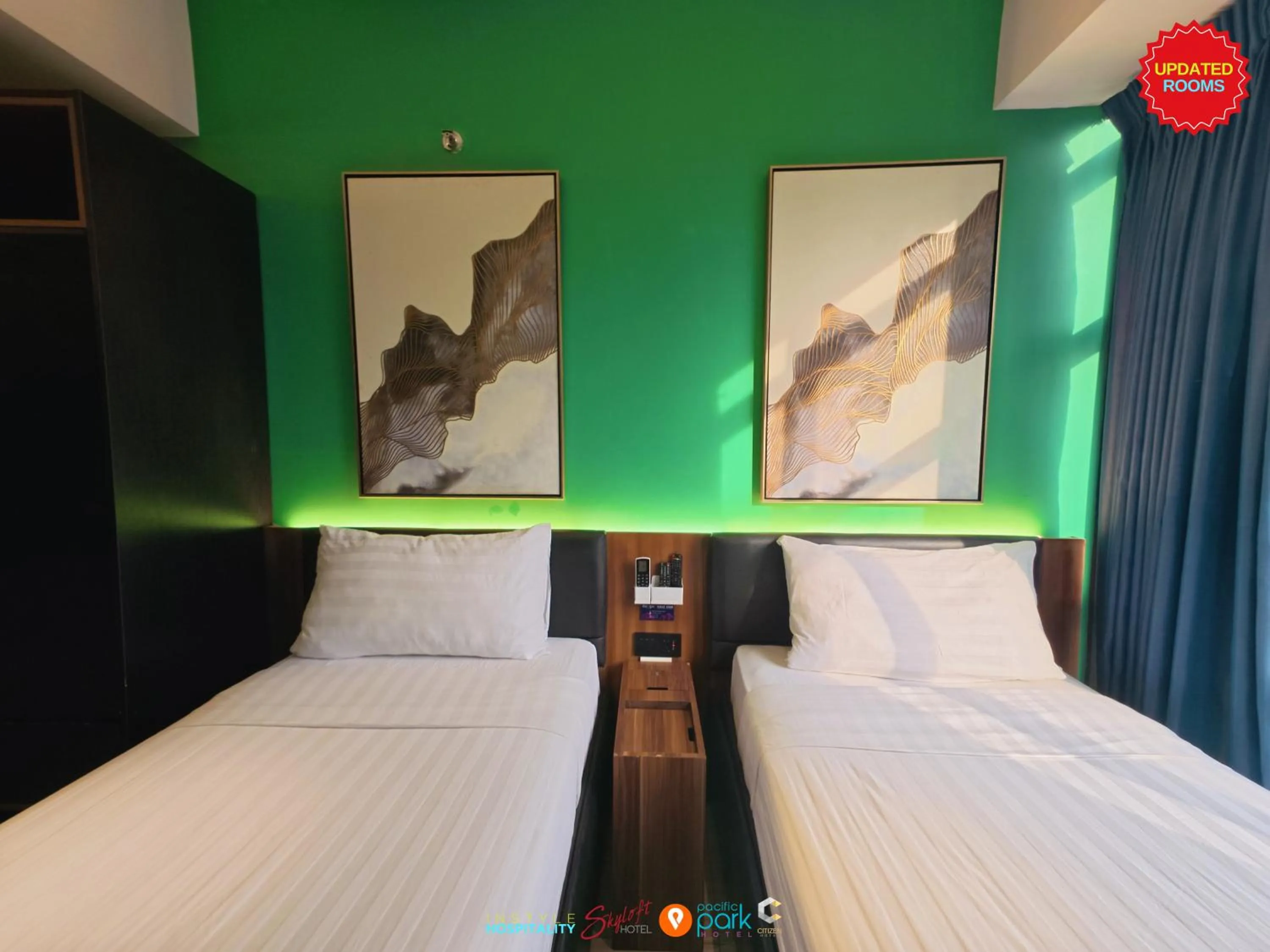 Bed in Skyloft Hotel