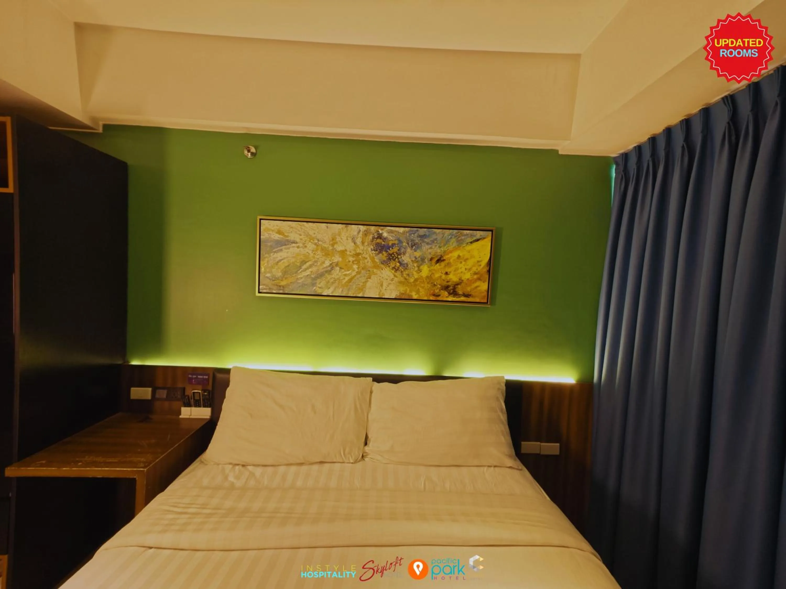 Bed in Skyloft Hotel