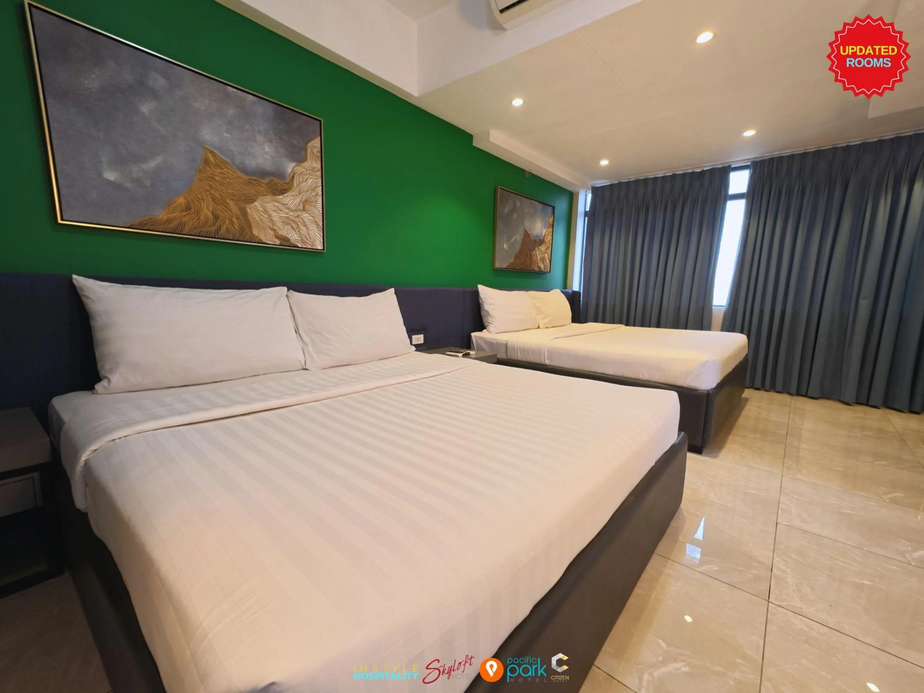 Bed in Skyloft Hotel