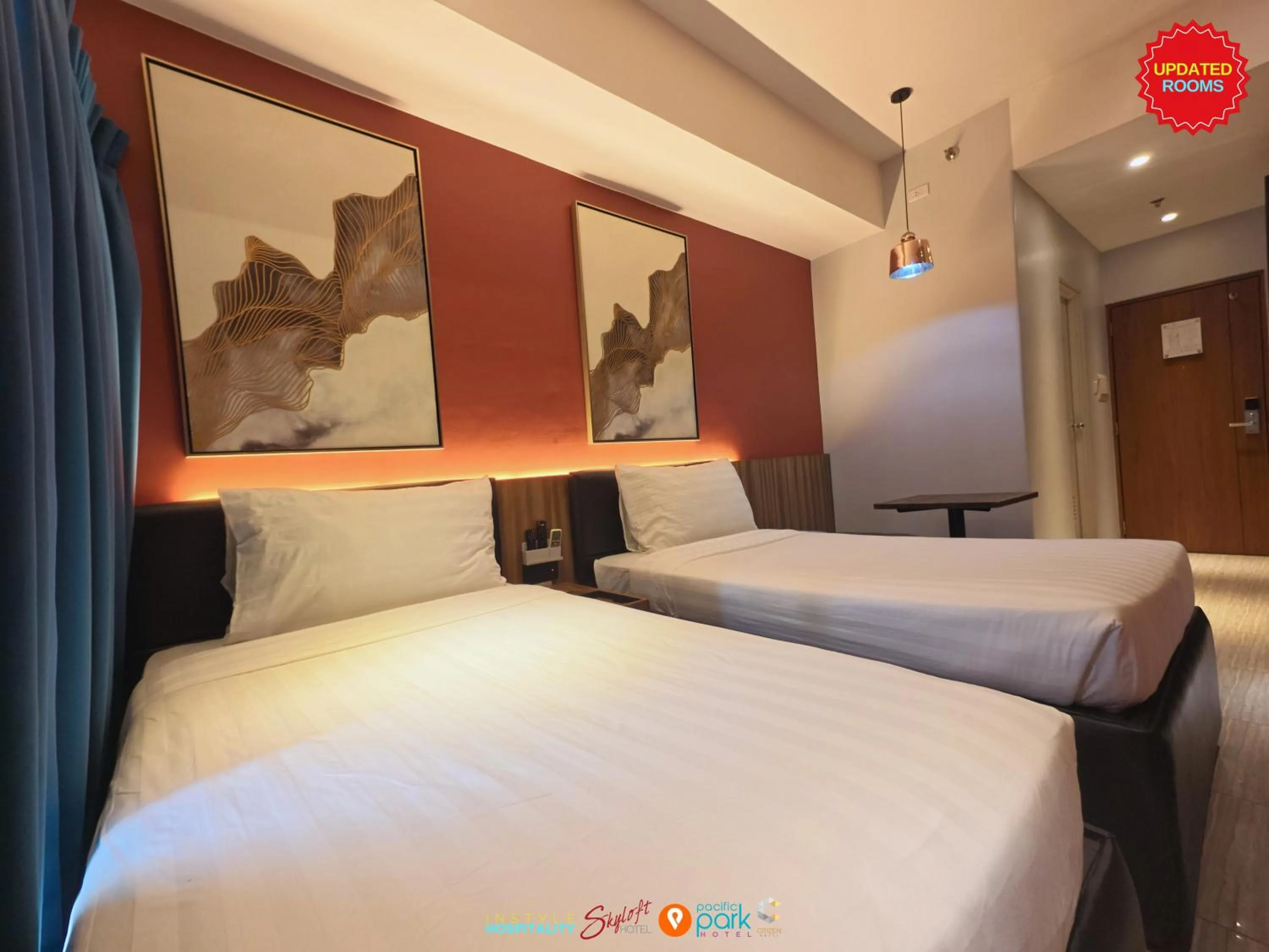 Bed in Skyloft Hotel