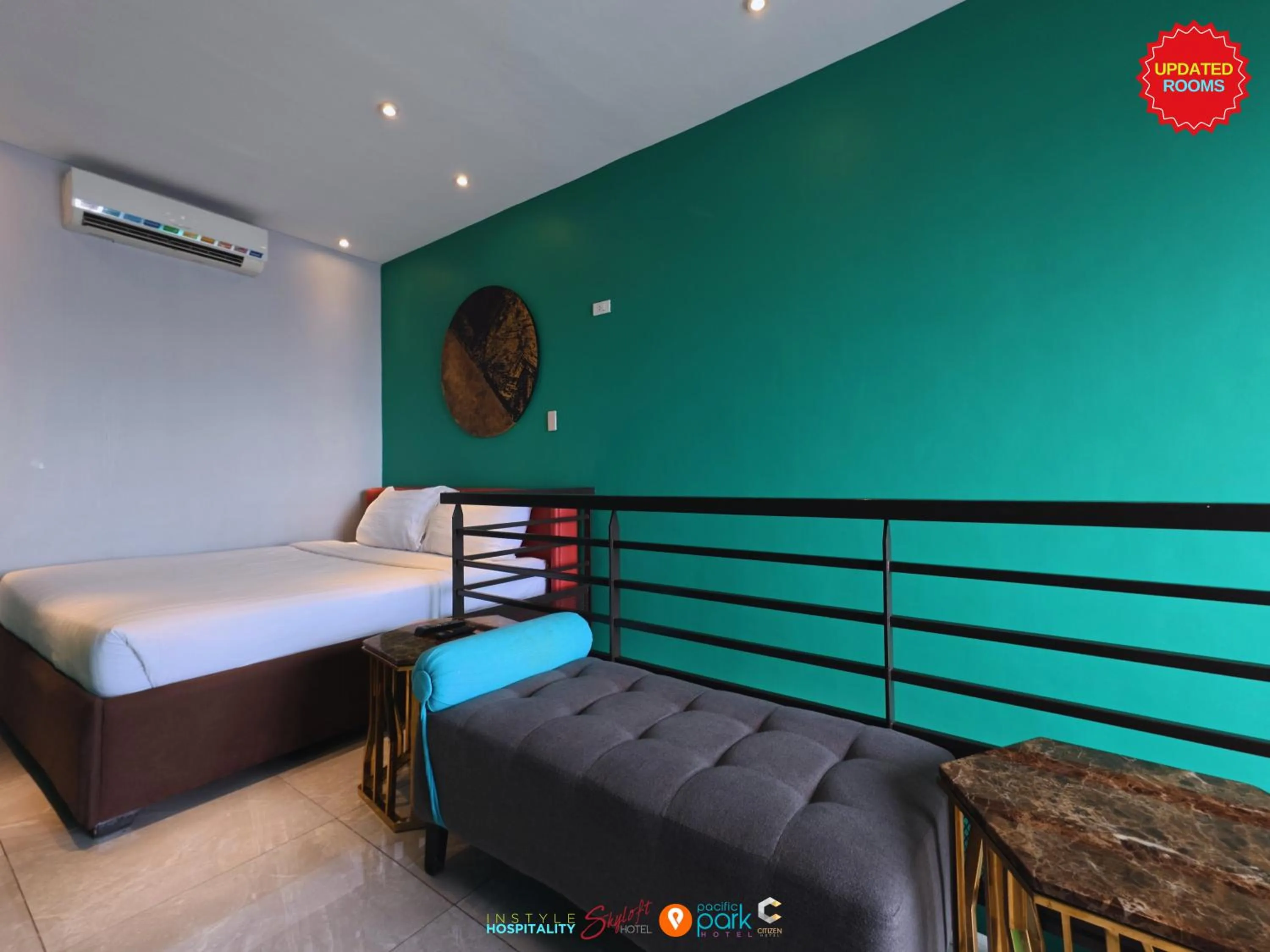 Bed in Skyloft Hotel