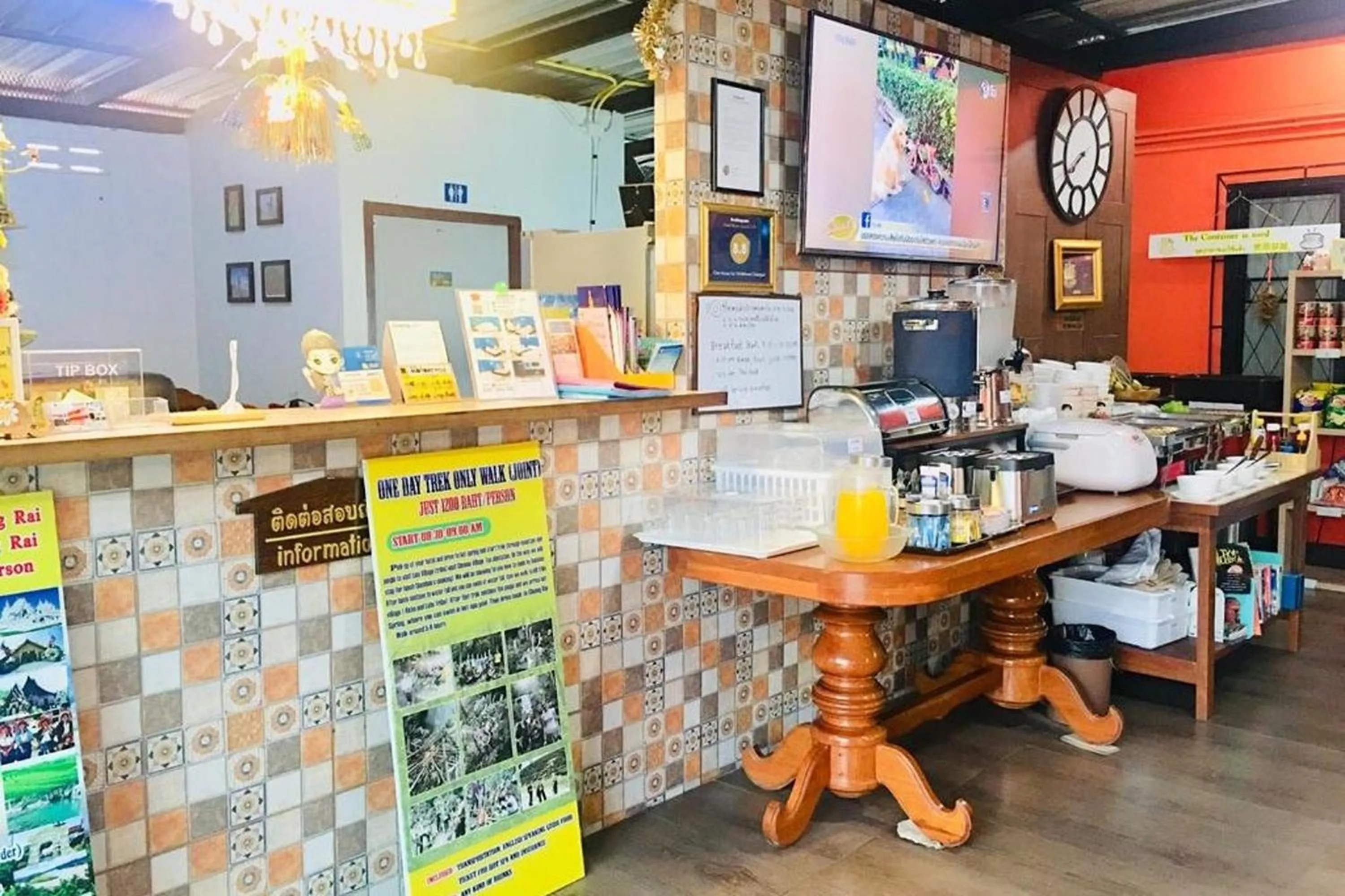 Lobby or reception in Chat House Chiang Rai