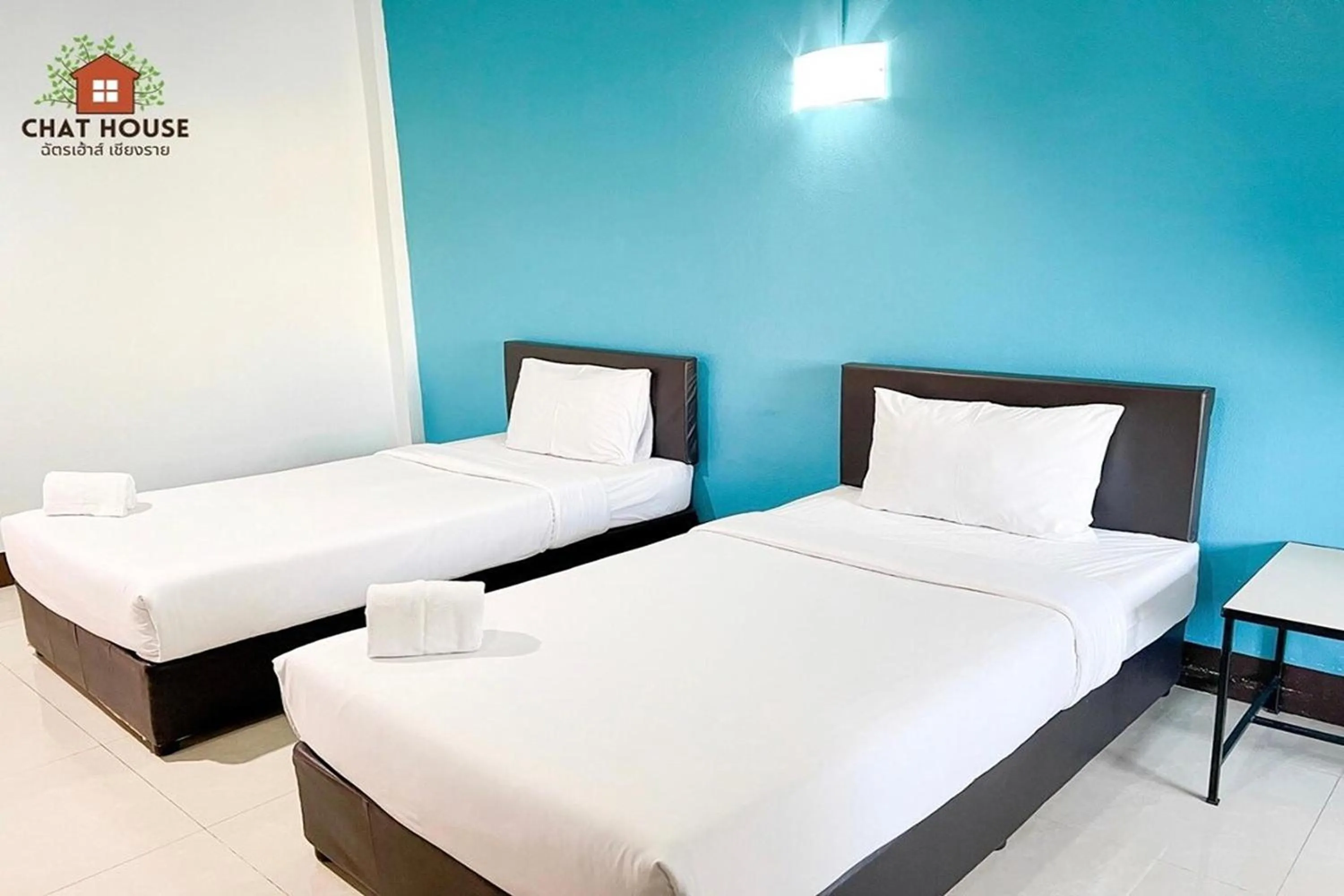 Bed in Chat House Chiang Rai